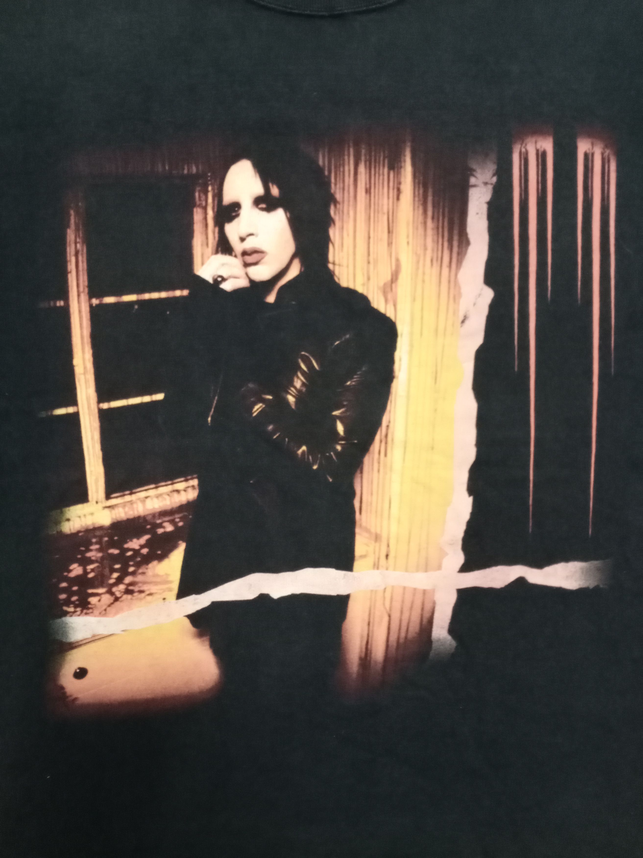 Band Tees × Vintage Rare Marylin Manson World Tour 2007 Band Tee Size US S / EU 44-46 / 1 - 5 Thumbnail