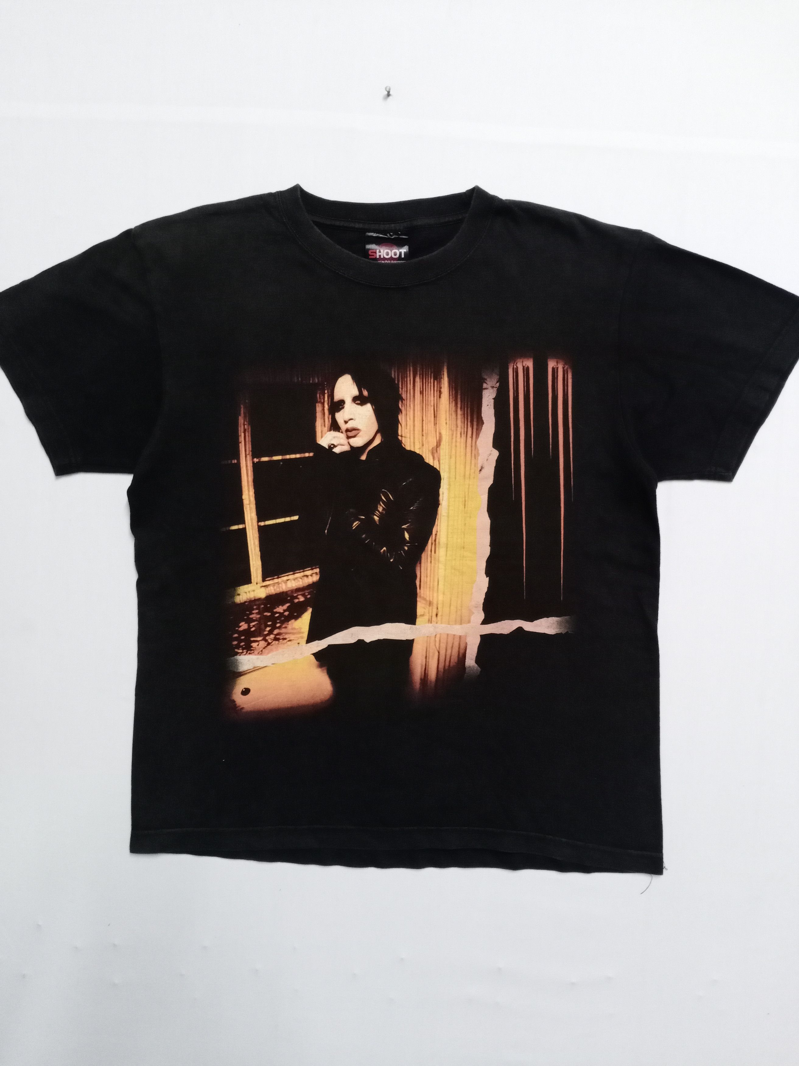 Band Tees × Vintage Rare Marylin Manson World Tour 2007 Band Tee Size US S / EU 44-46 / 1 - 1 Thumbnail