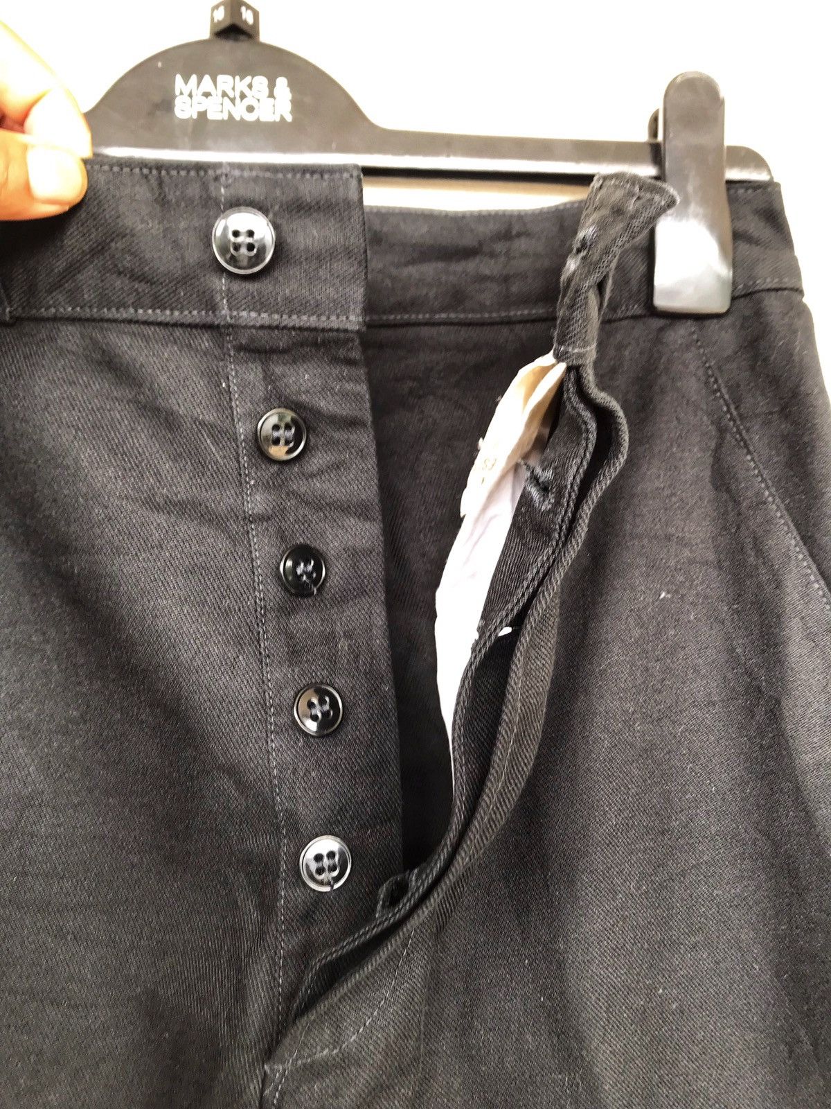 Danton × Vintage Five pockets black pants Size US 28 / EU 44 - 8 Thumbnail