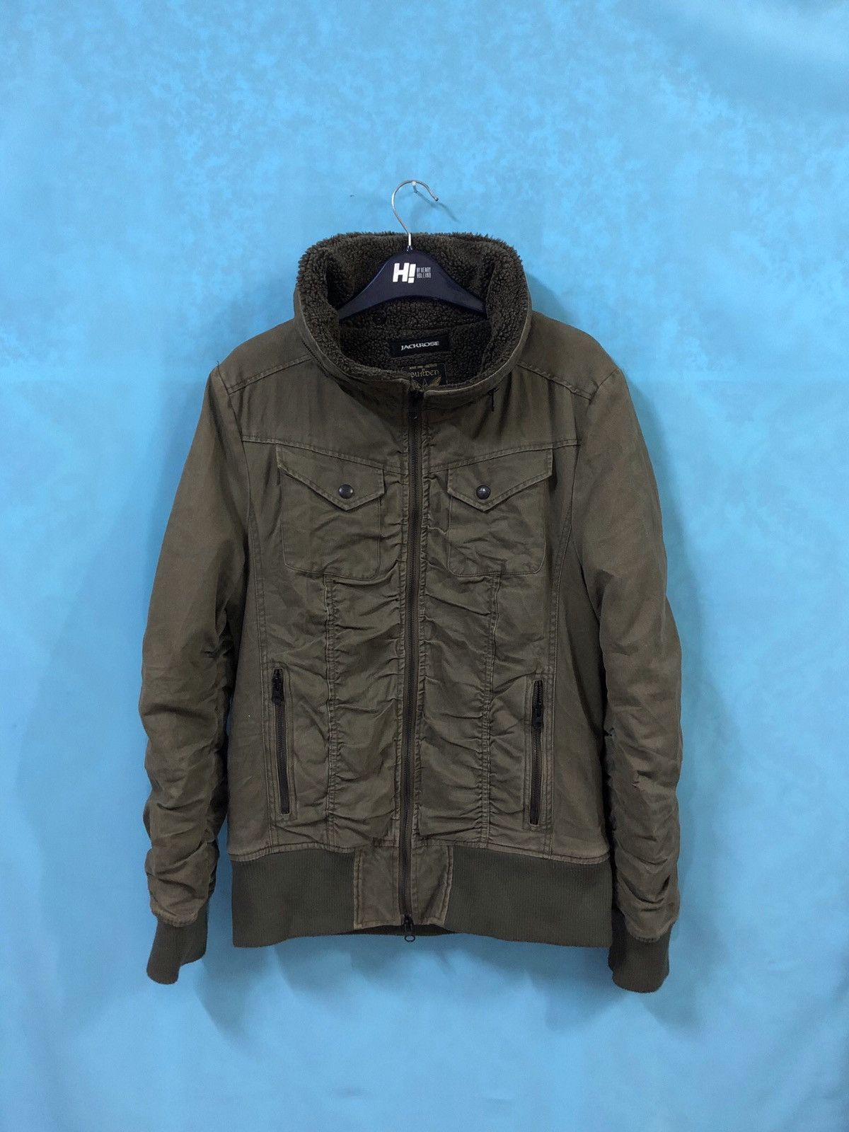 JACKROSE JACKROSE BURDEN military wrinkle bomber craftmen #54 Size US L / EU 52-54 / 3 - 2 Thumbnail