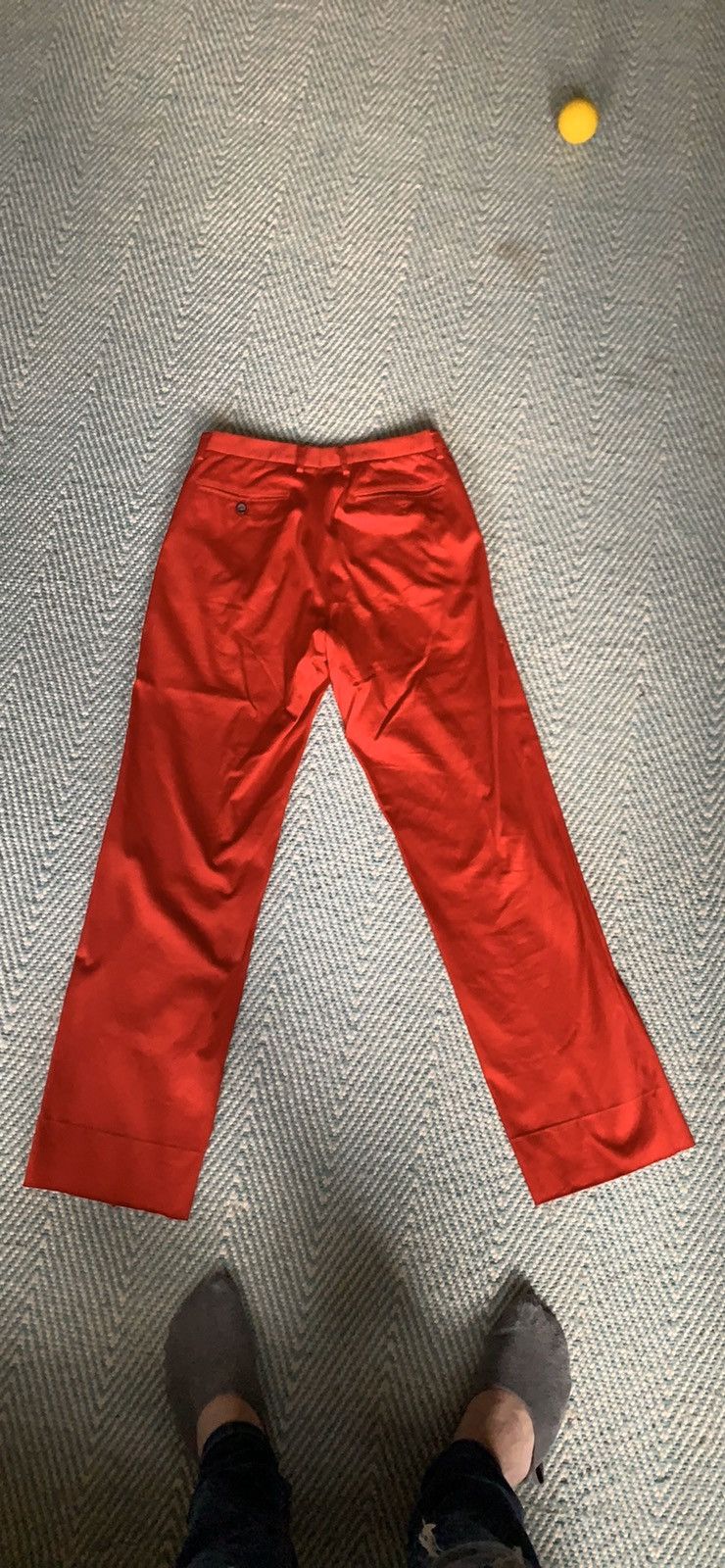 Jil Sander Jil Sander Red Cotton Trousers Size US 30 / EU 46 - 1 Thumbnail