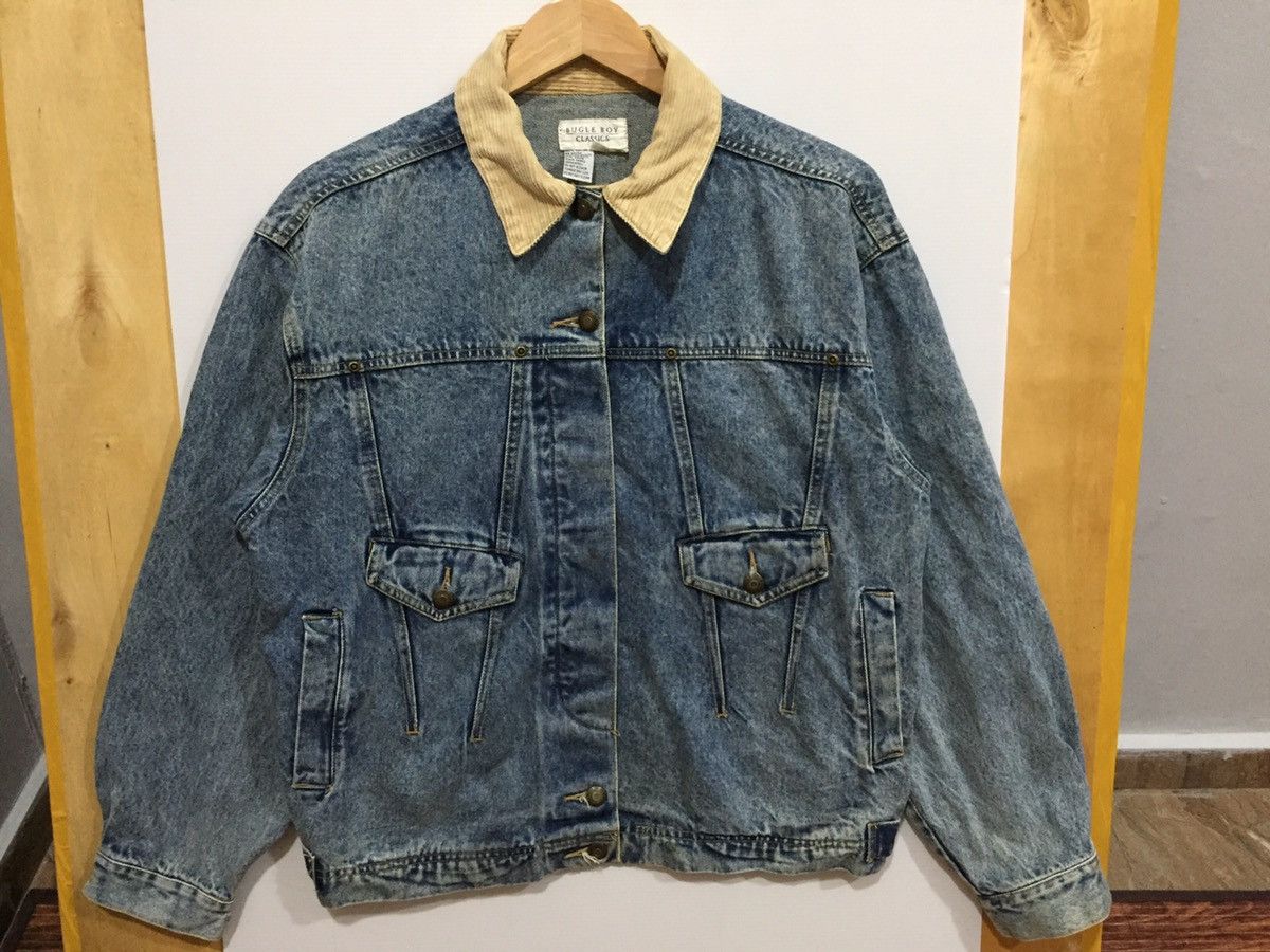 Bugle Boy Vintage BUGLE BOY Jeans Jacket / tactical sleeveless jacket Grailed