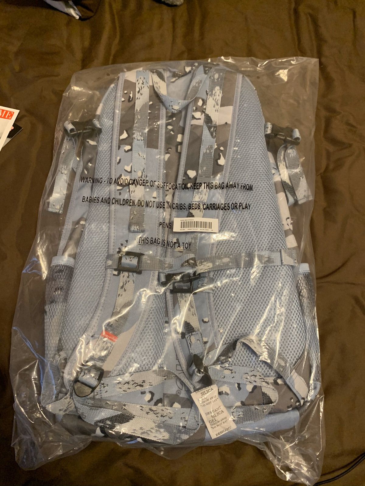 Supreme Supreme Blue Chocolate Chip Camo Backpack | Grailed