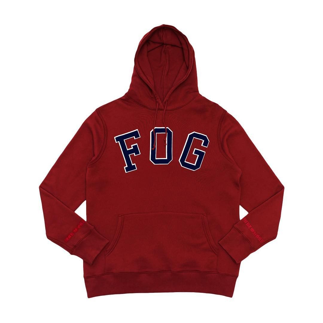 424 On Fairfax Fear of God x 424 University Hooded Sweatshirt