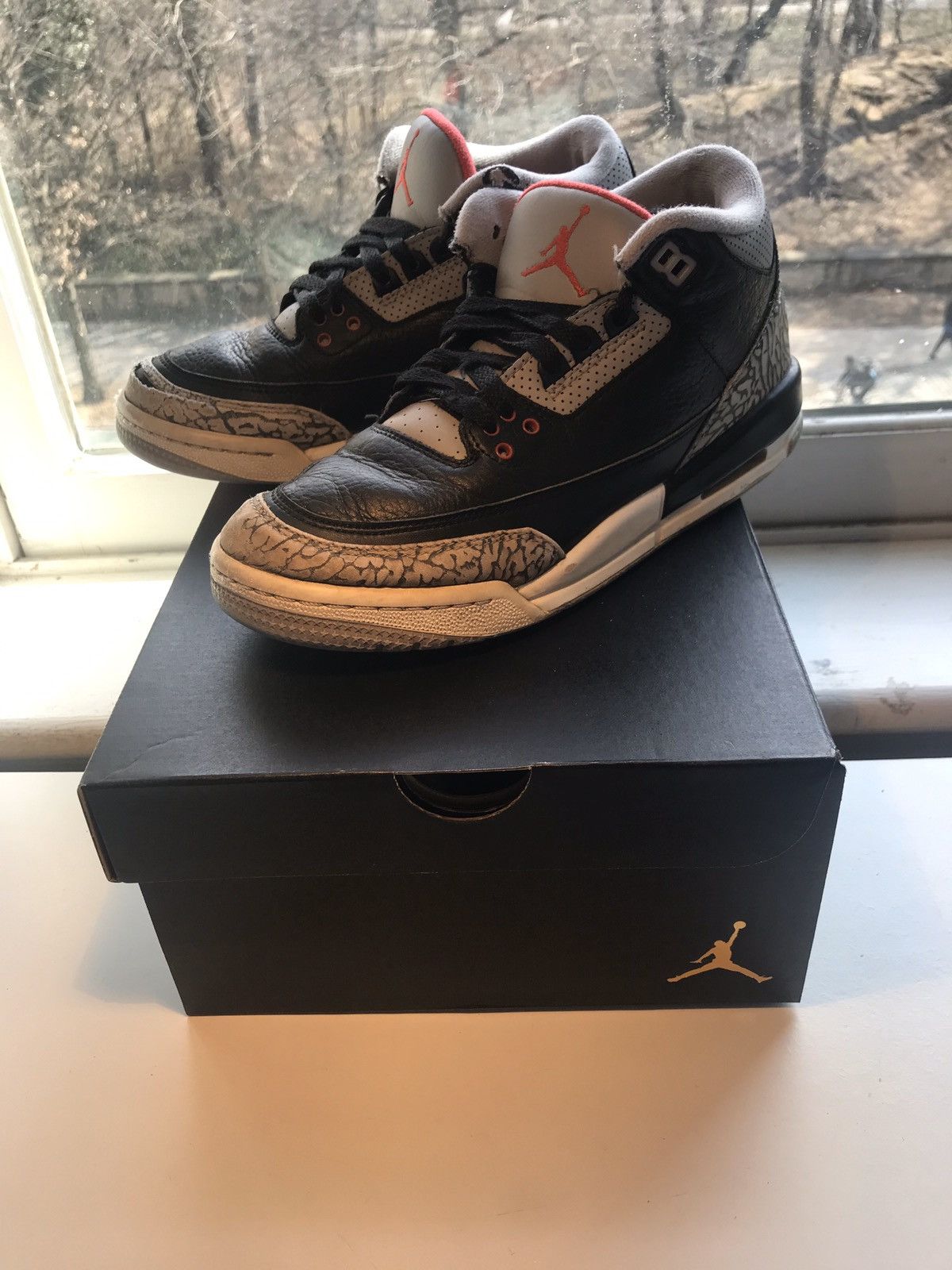 Jordan Brand Air Jordan 3 Retro OG BG Black Cement 2018 Grailed
