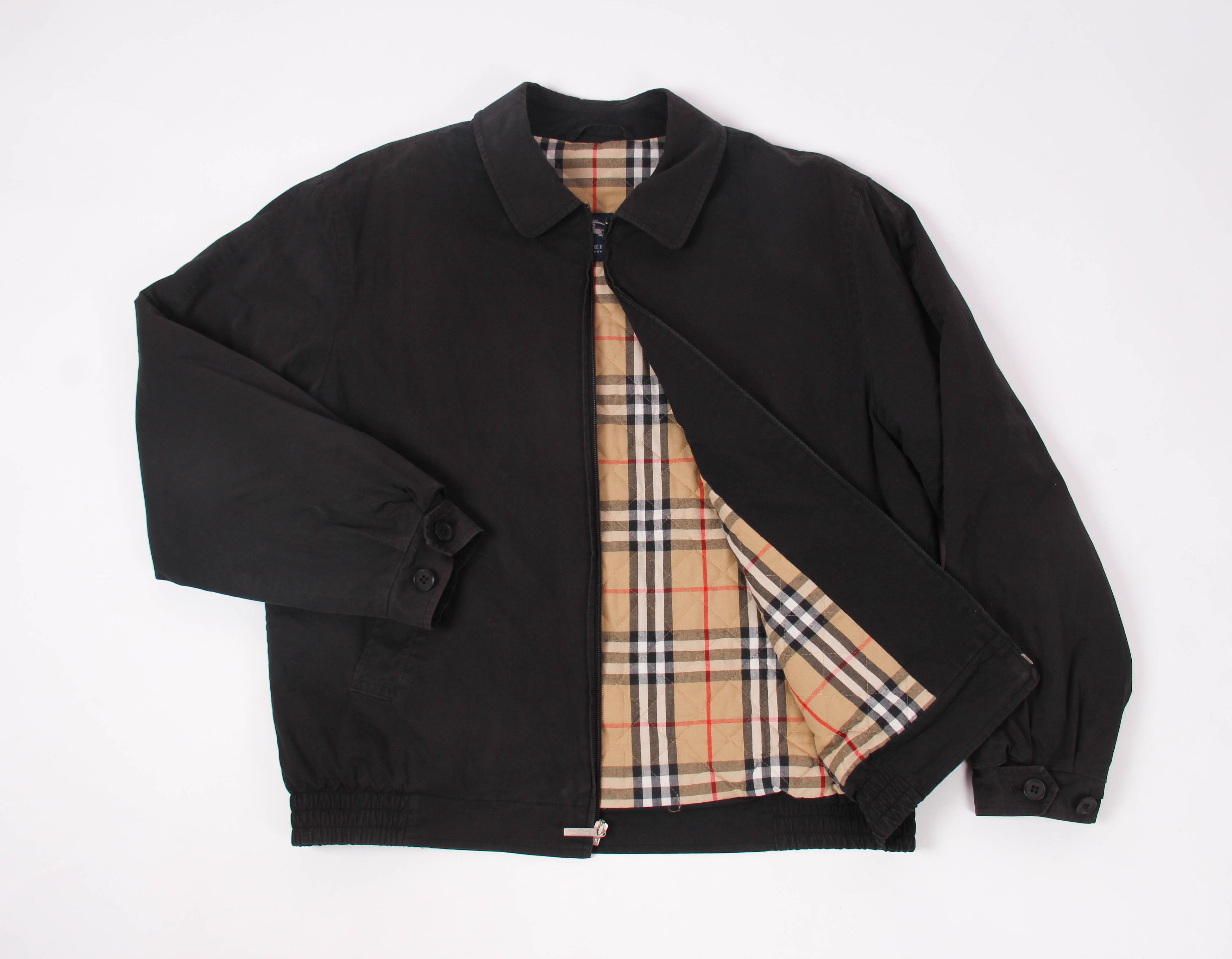 年末のプロモーション特価！ Burberry Burberry Grailed | Jacket Harrington Black ジャケット・アウター