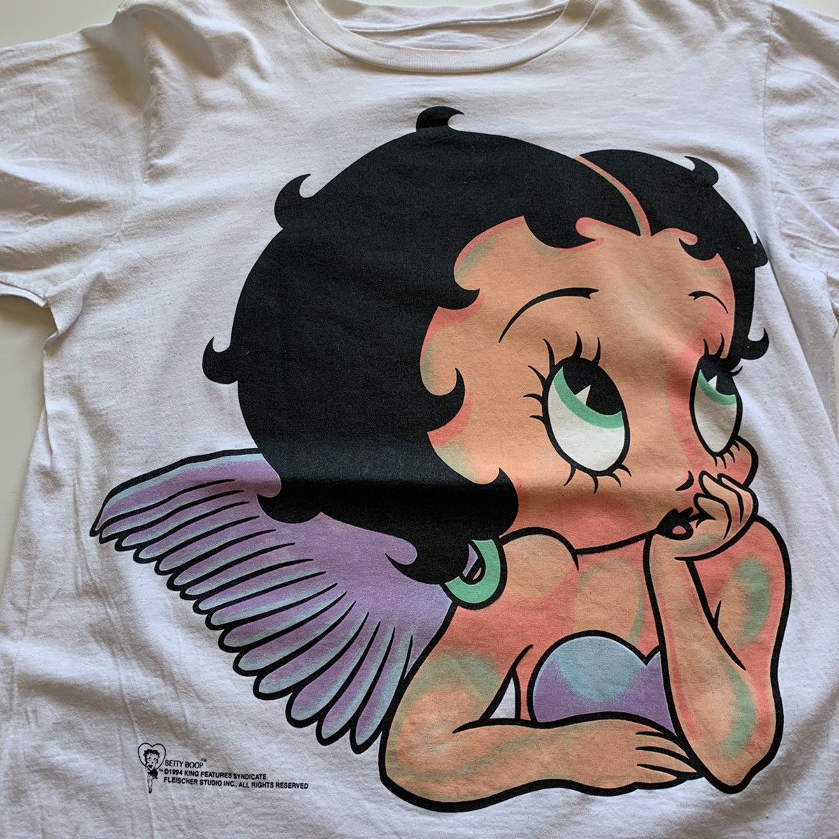 Movie × Vintage Vintage 90s Betty boop angel t shirt | Grailed