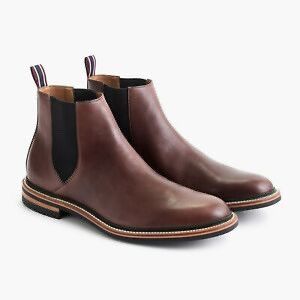 J.Crew Oar Stripe x J.Crew Chelsea Boots in Italian Leather Grailed