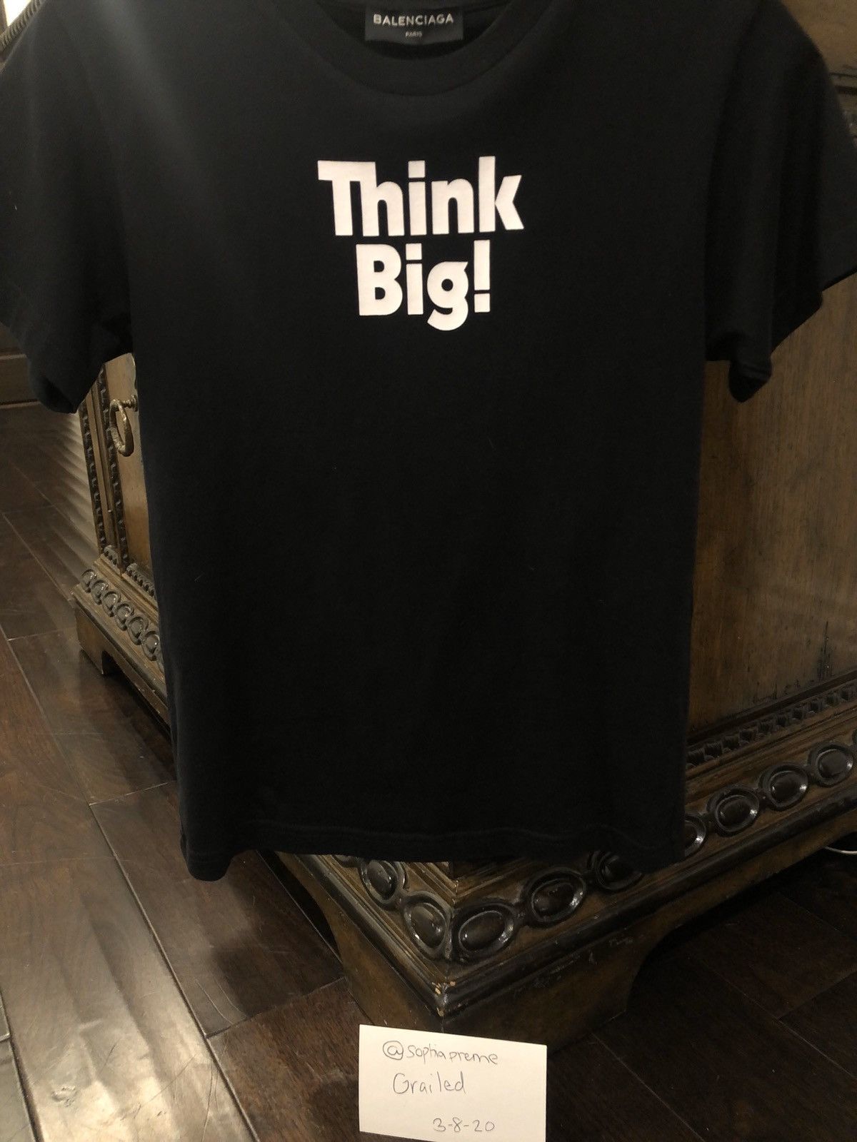 Balenciaga Balenciaga Think Big Tee | Grailed