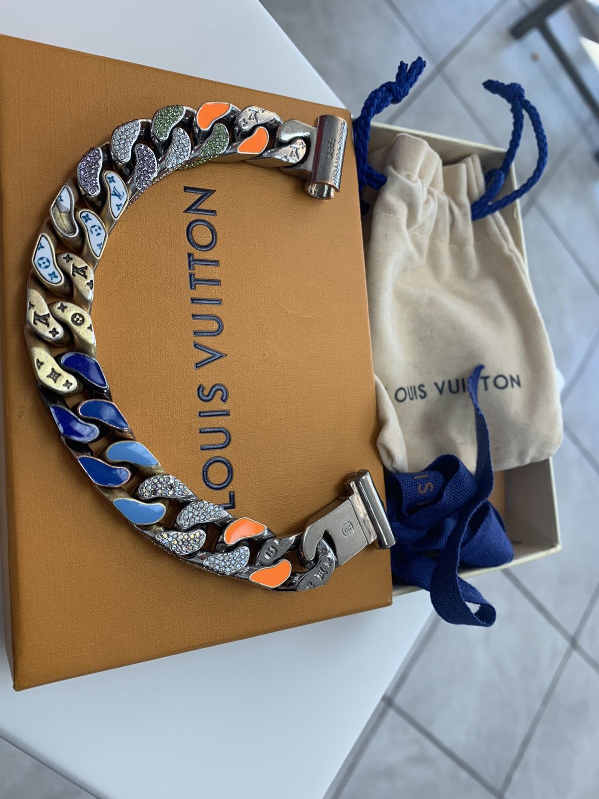 Grailed on Instagram: “Louis Vuitton Patches Bracelet