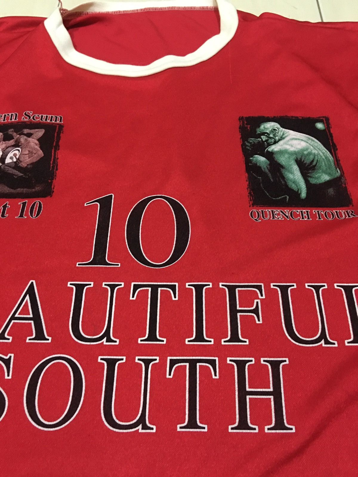 Band Tees × Vintage Vintage Beautiful South Northern Scum 10 Jersey Shirt Size US L / EU 52-54 / 3 - 8 Thumbnail