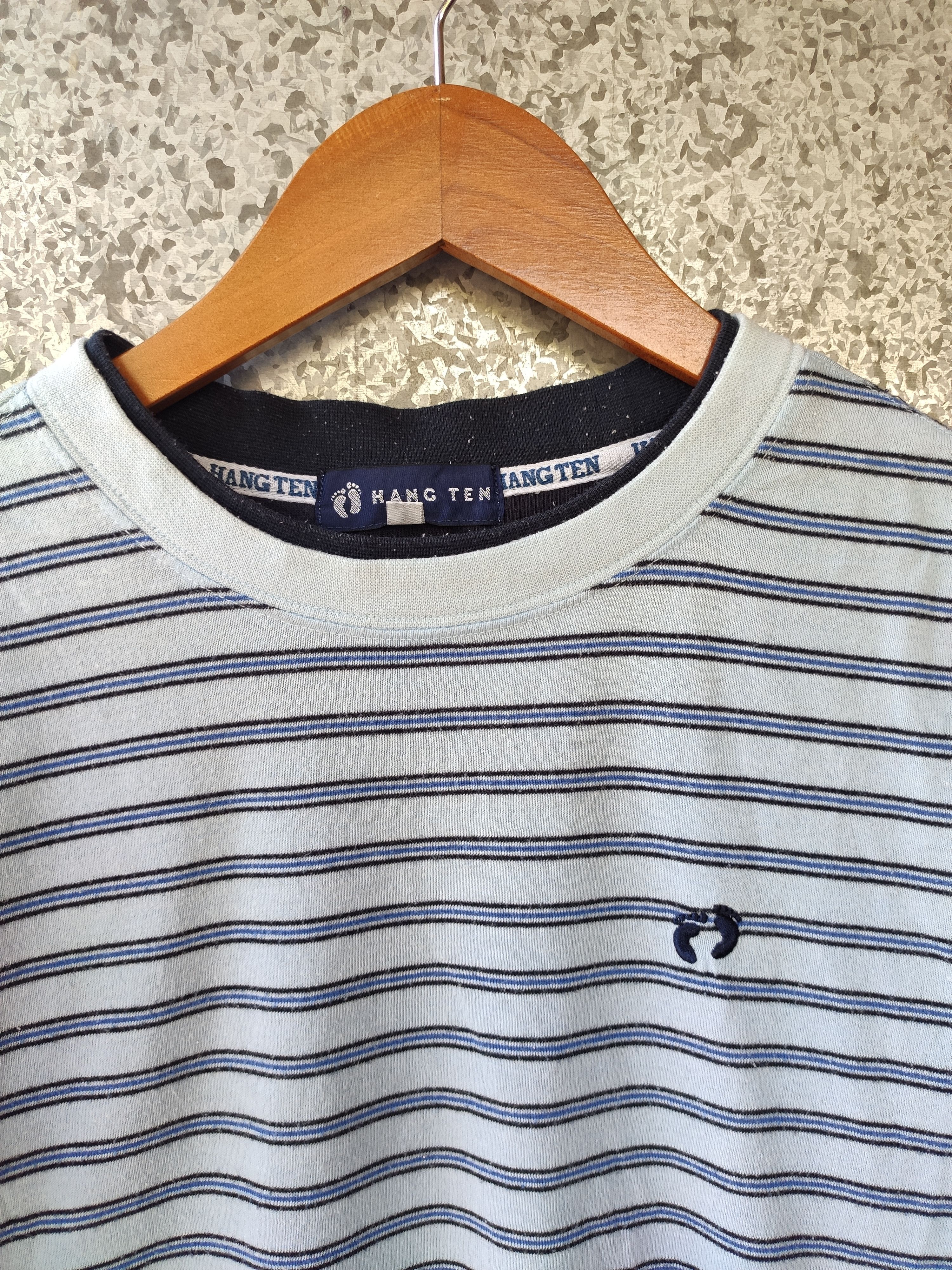Hang Ten Vintage HANG TEN t shirt stripes Size US M / EU 48-50 / 2 - 2 Thumbnail