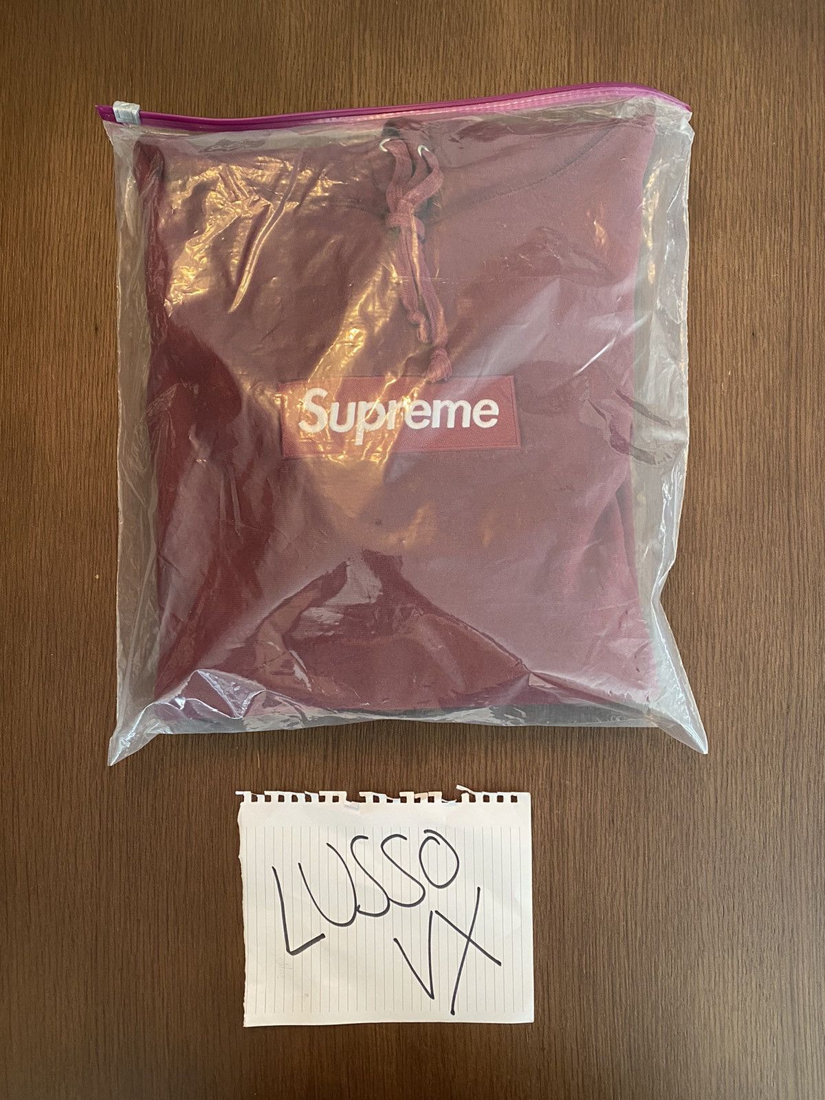 Supreme Burgundy Supreme 2011 Box Logo Hooded Sweatshirt | Grailed
