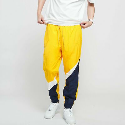 Nike Nike Sportswear Big Swoosh Logo Amarillo Yellow Wind Pants Size US 31 - 1 Thumbnail