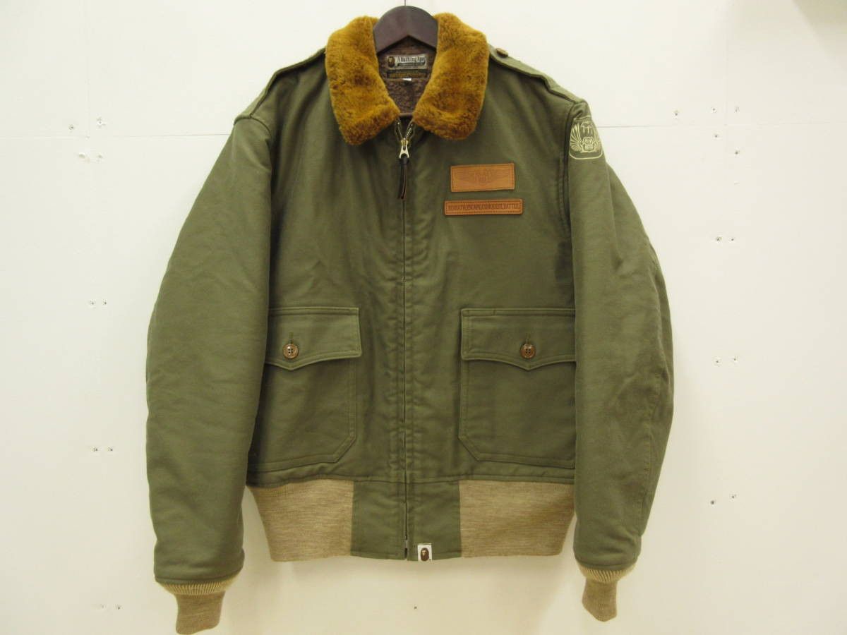 Bape × TOYS McCOY BAPE x Toys McCoy RARE B-10 Flight Jacket