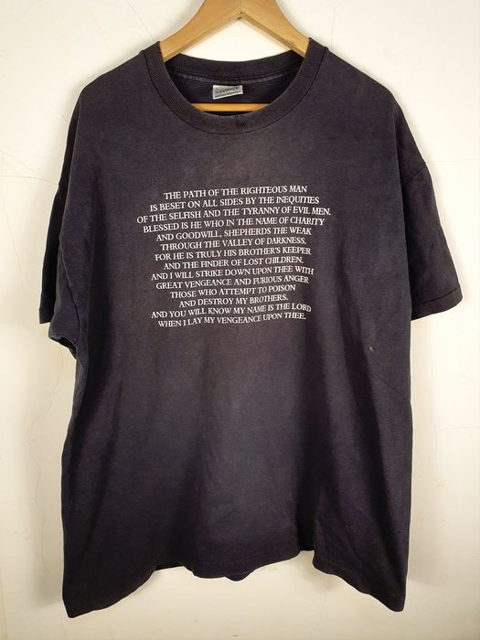 Vintage 90s Pulp Fiction 'Ezekiel 25:17' Tee | Grailed