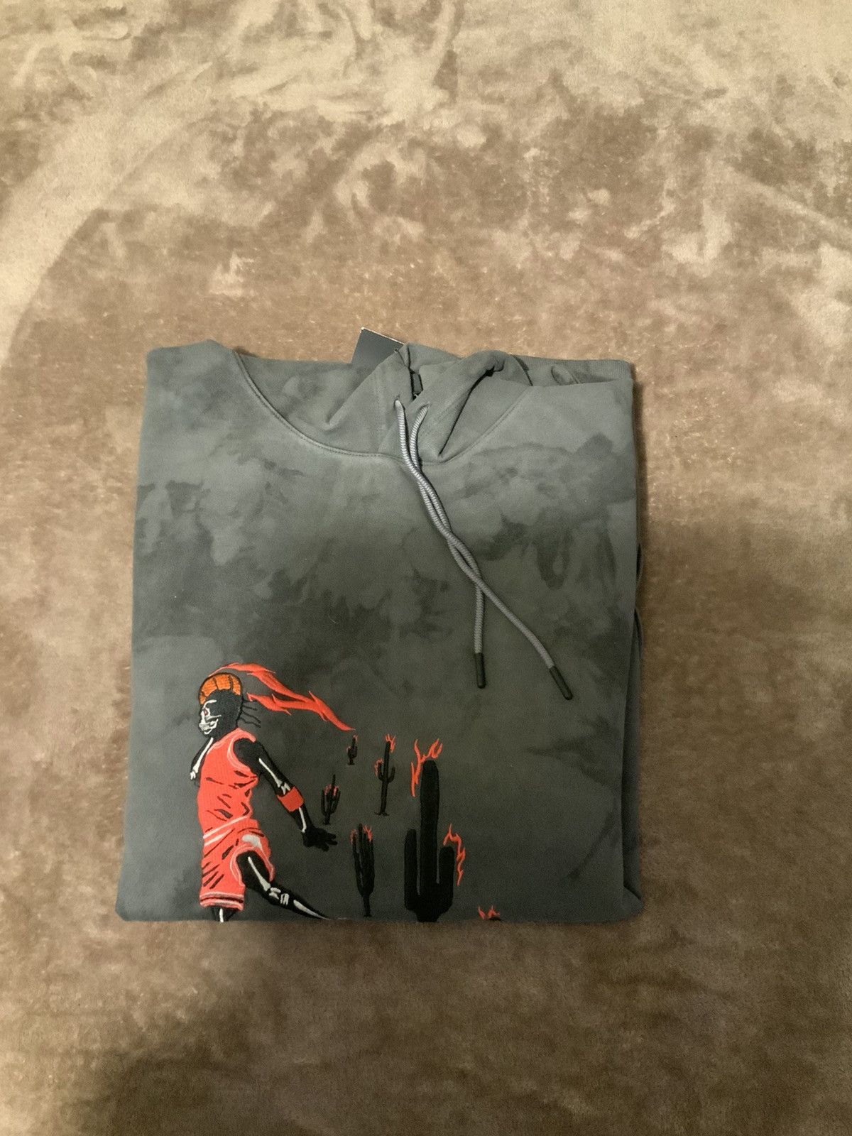 travis scott washed suede hoodie