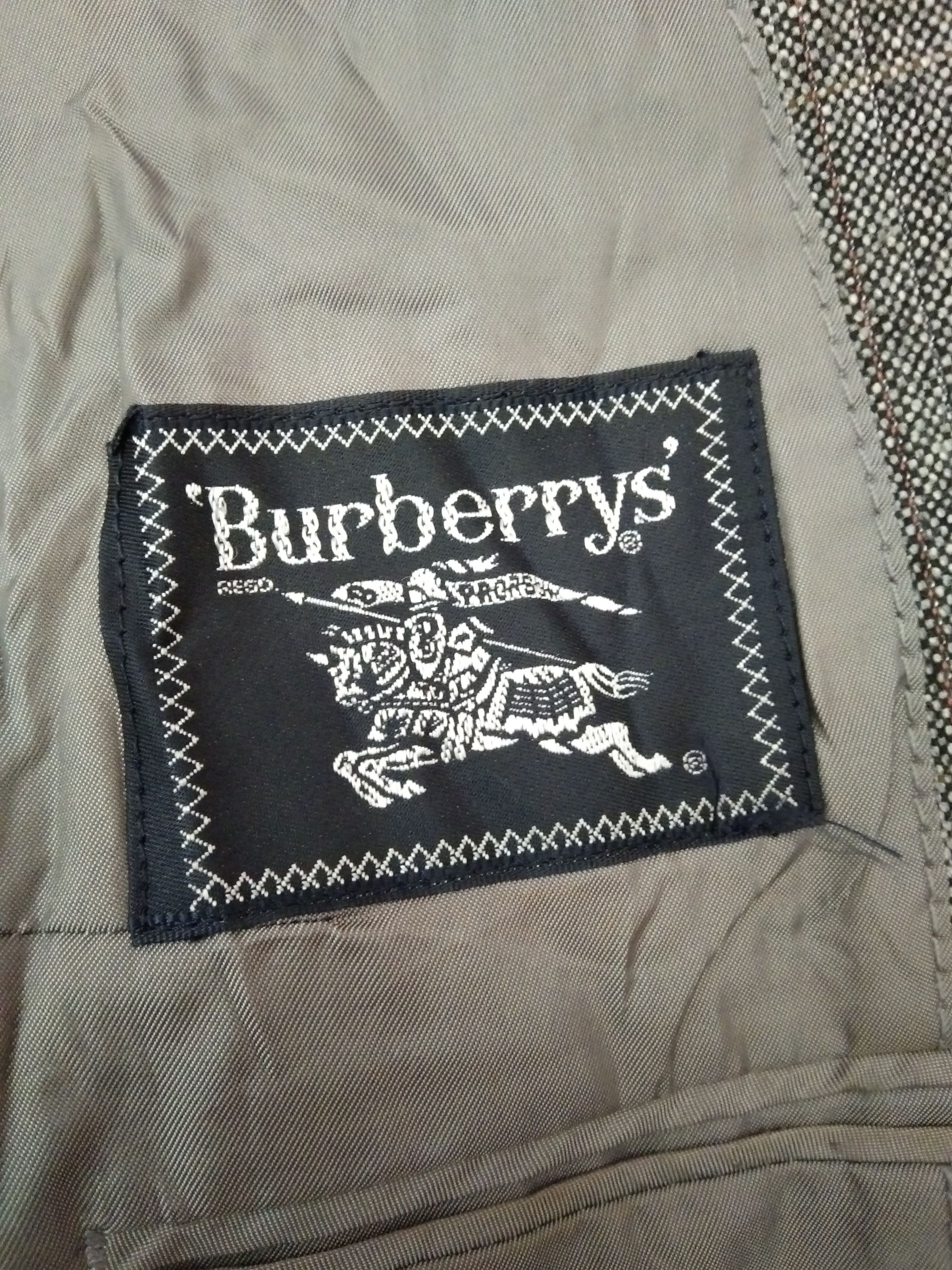 Burberry Vintage Burberry Men Jacket Blazer Size US L / EU 52-54 / 3 - 9 Thumbnail