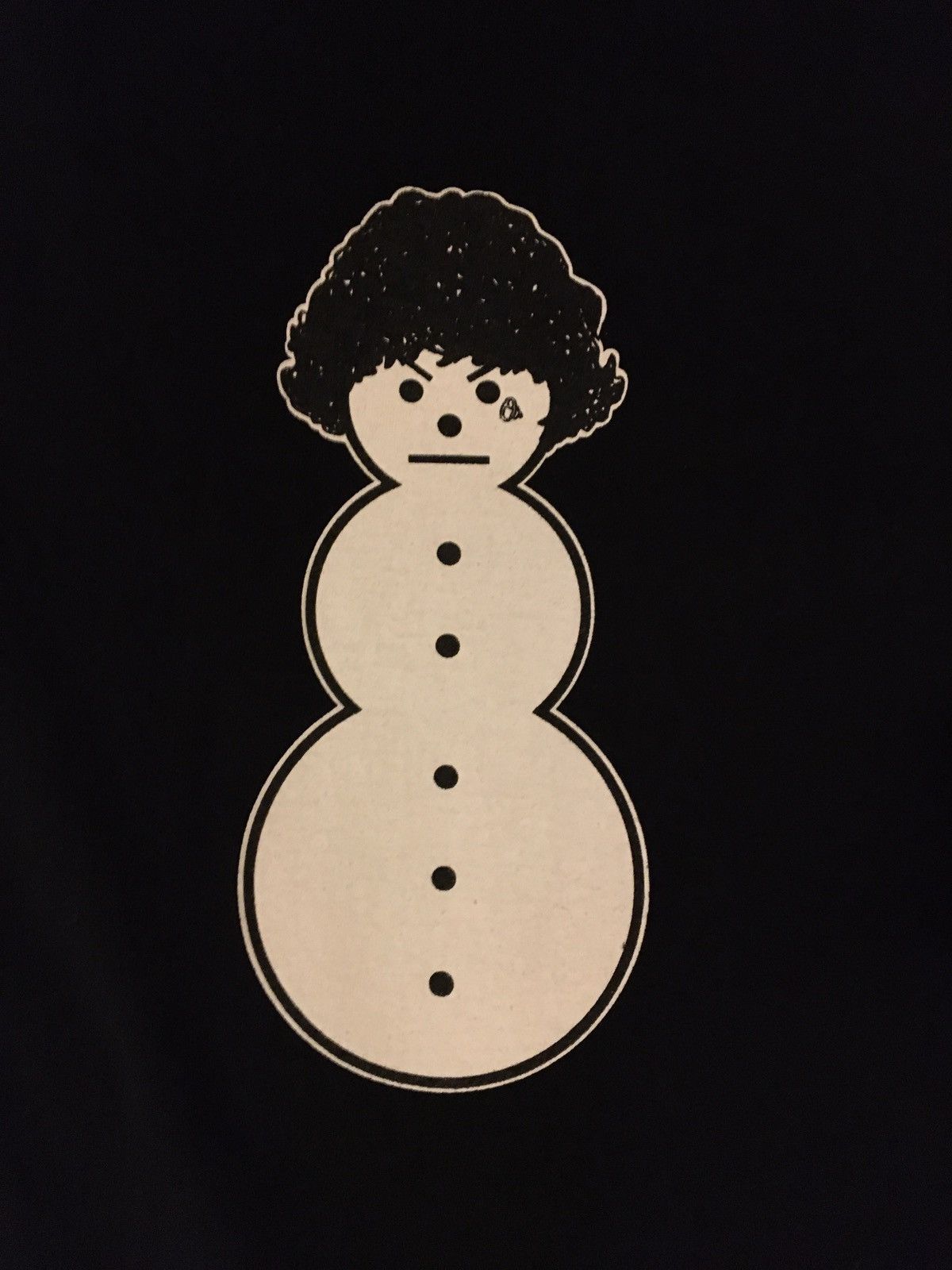 Brooklyn Projects Shoreline Mafia Ohgeesy Snowman Shirt Black rare Grailed