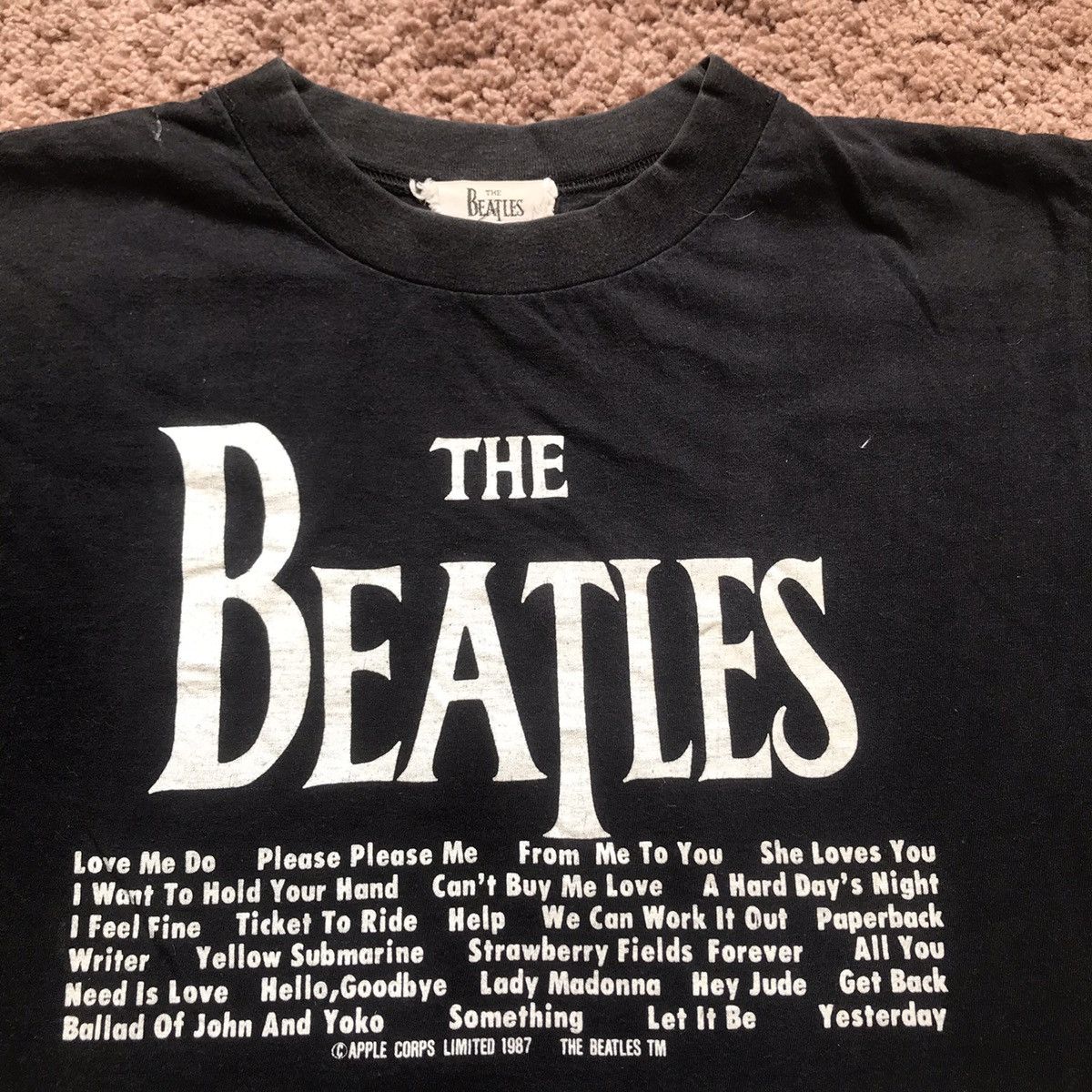 Band Tees × Vintage Vintage beatles tee Size US S / EU 44-46 / 1 - 2 Thumbnail