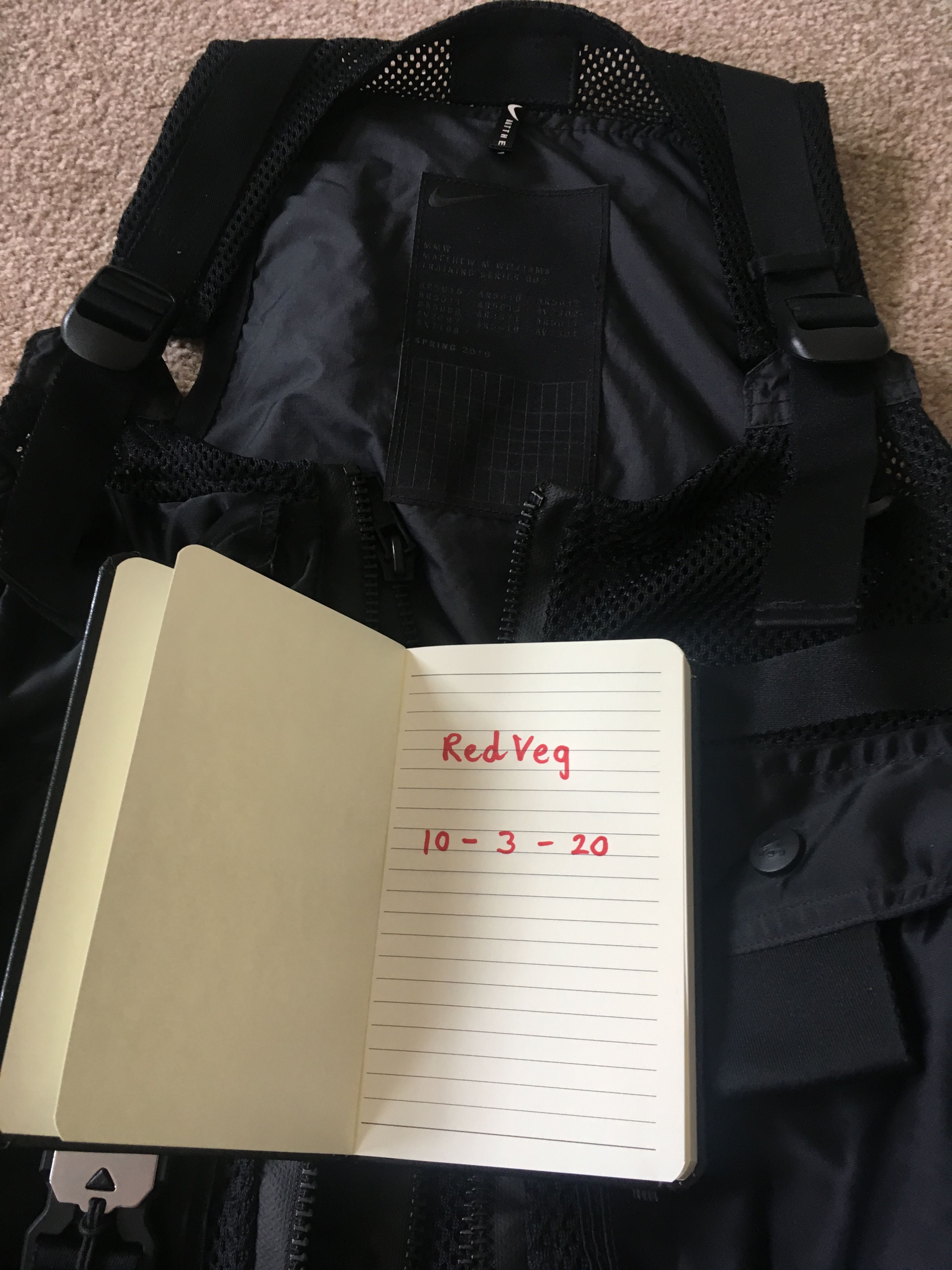 Nike Nike MMW Beryllium Utility Vest Black | Grailed