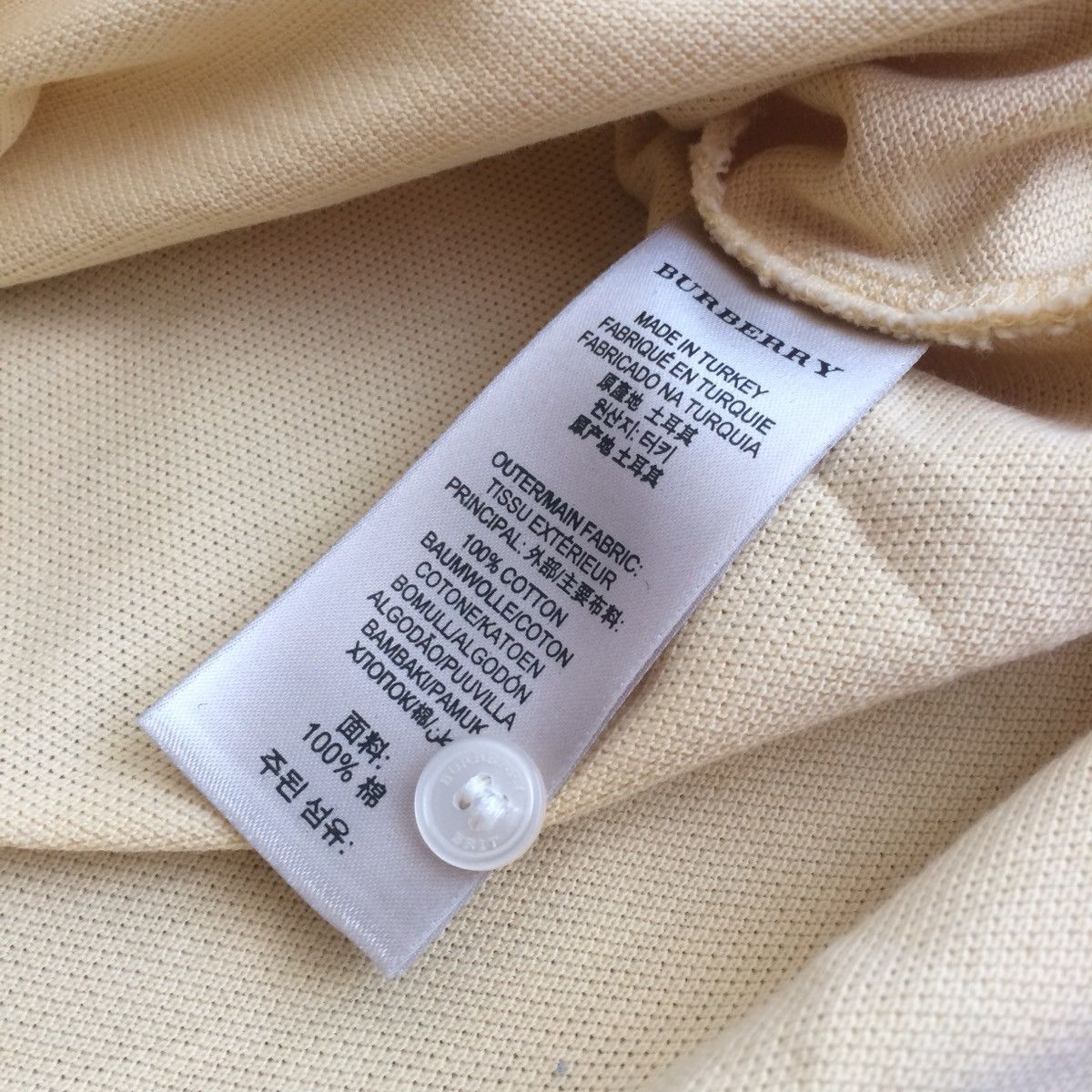 Burberry × Burberry Prorsum Burberry Brit Polo T-Shirt Size US L / EU 52-54 / 3 - 6 Thumbnail