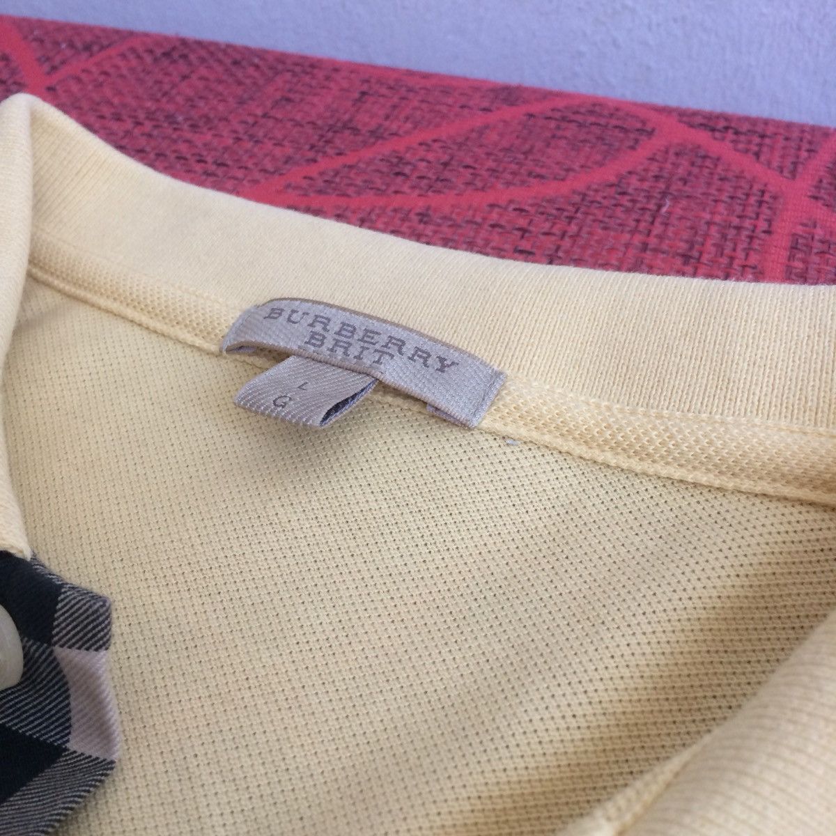 Burberry × Burberry Prorsum Burberry Brit Polo T-Shirt Size US L / EU 52-54 / 3 - 4 Thumbnail