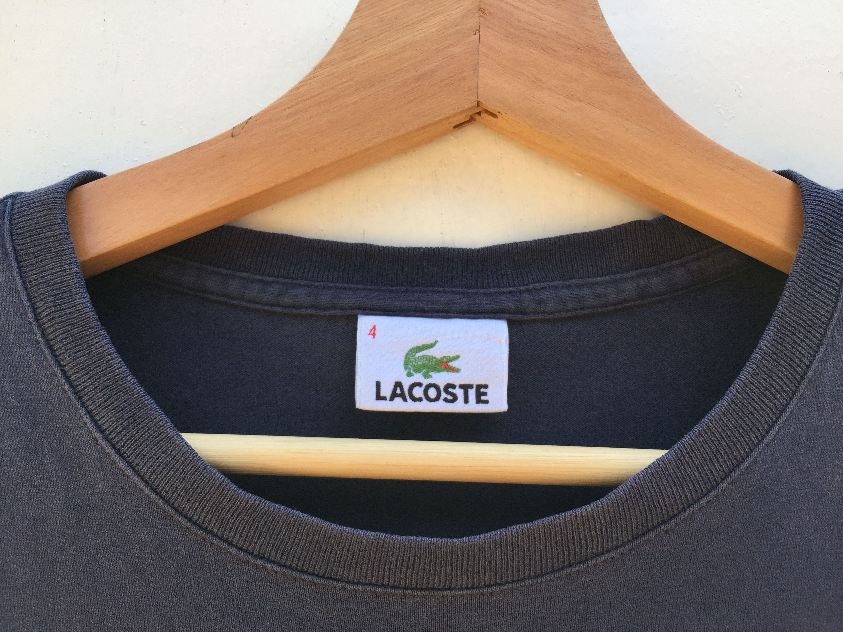 Lacoste Vintage LACOSTE T Shirt Spell Out BigLogo Size US M / EU 48-50 / 2 - 5 Thumbnail
