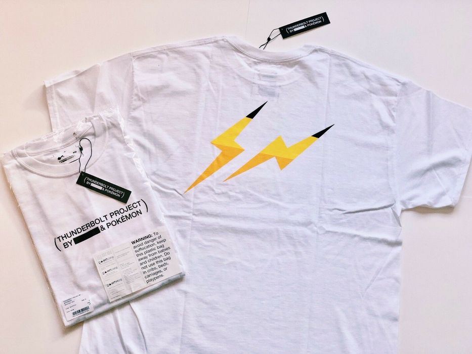 Fragment Design FRAGMENT POKEMON PIKACHU PROJECT THUNDERBOLT TEE