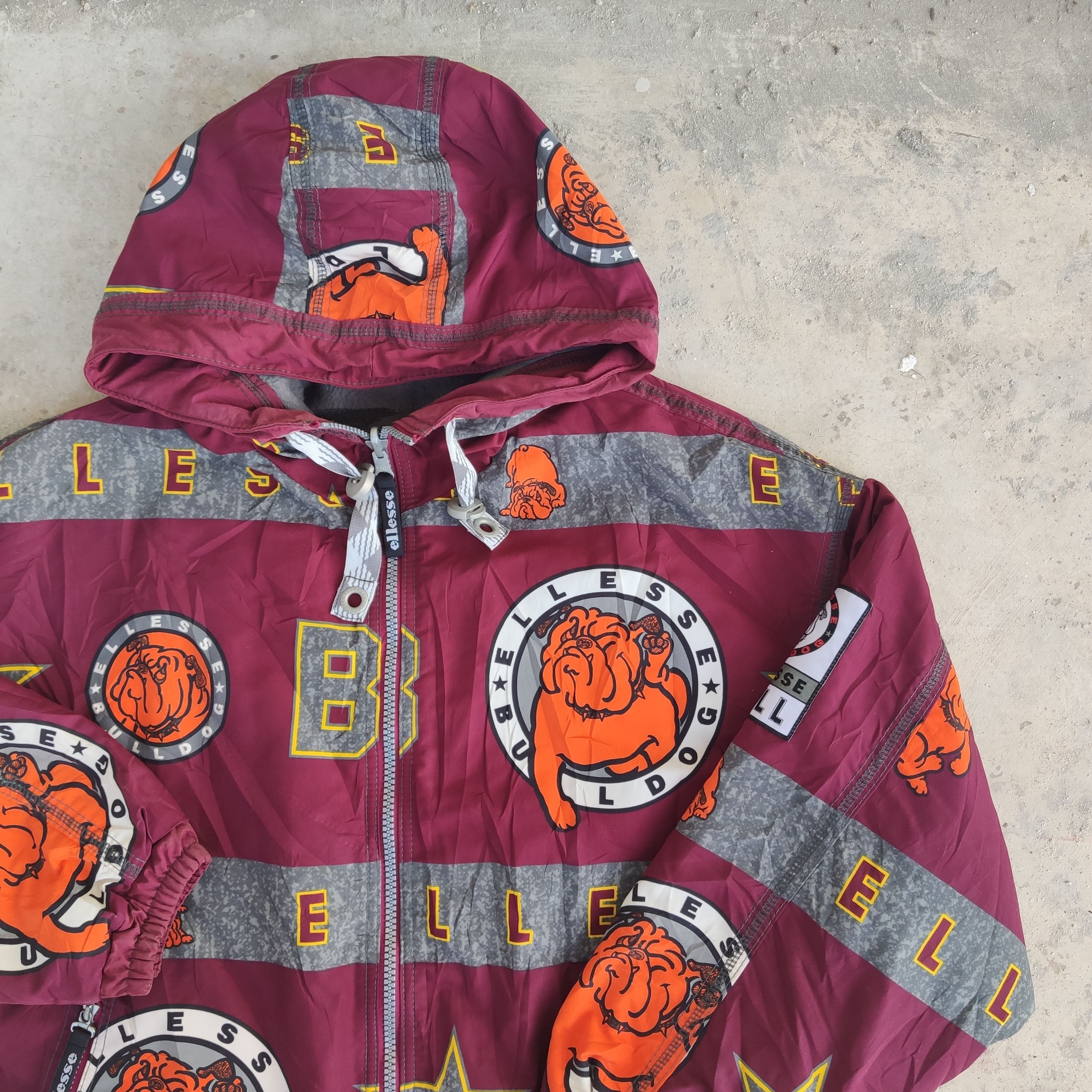 ELLESSE ITALY BULLDOG REVERSIBLE DESIGN SKI JACKET