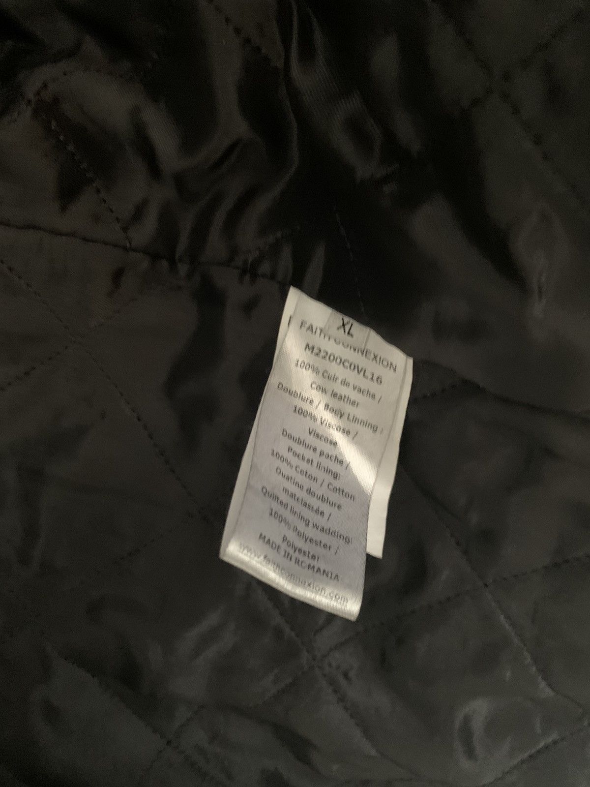 Faith Connexion LOWEST PRICE Faith Connexion Distressed Leather Jacket Size US XL / EU 56 / 4 - 8 Thumbnail