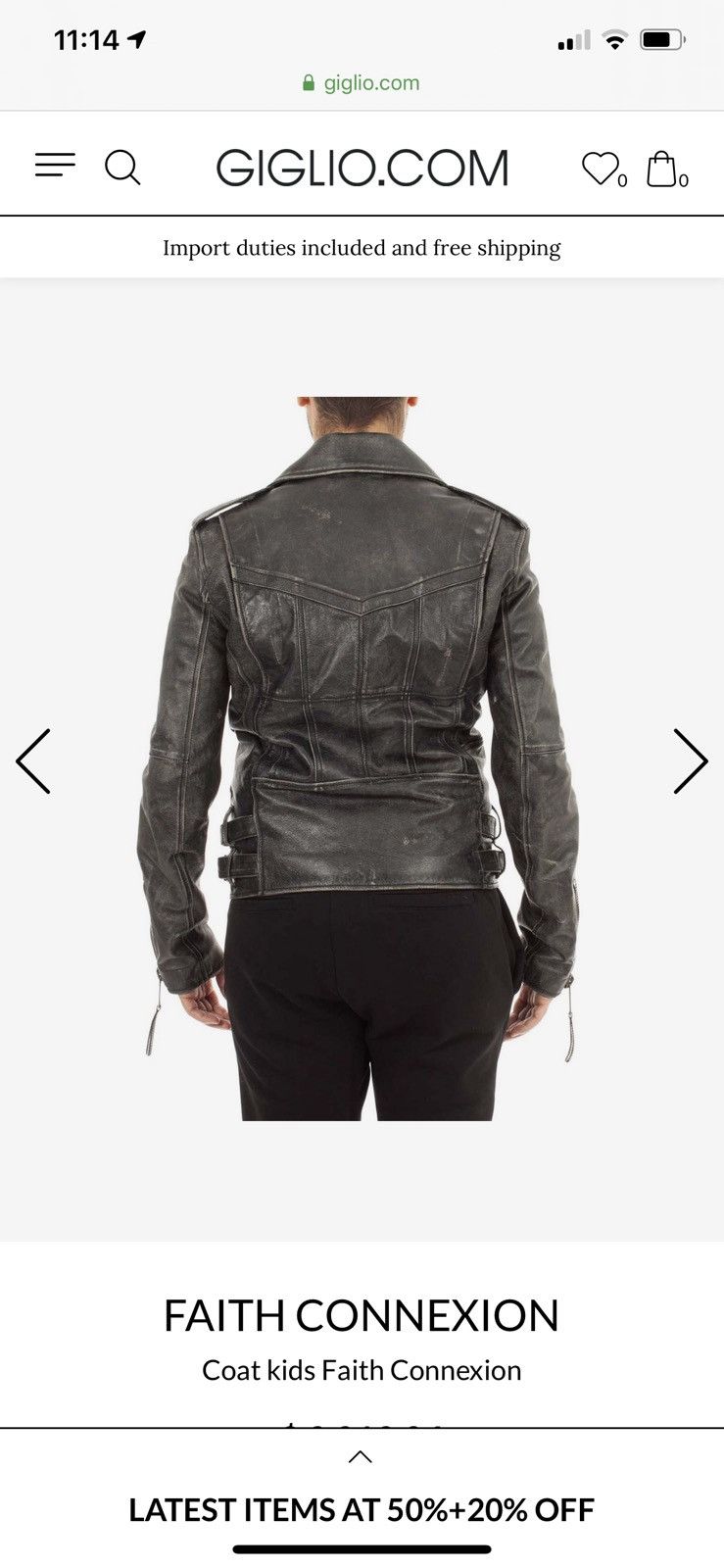 Faith Connexion LOWEST PRICE Faith Connexion Distressed Leather Jacket Size US XL / EU 56 / 4 - 3 Thumbnail