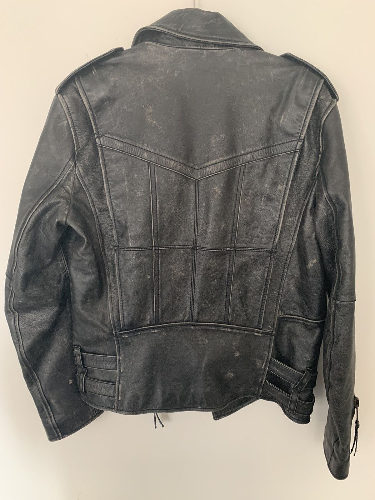 Faith Connexion LOWEST PRICE Faith Connexion Distressed Leather Jacket Size US XL / EU 56 / 4 - 9 Thumbnail