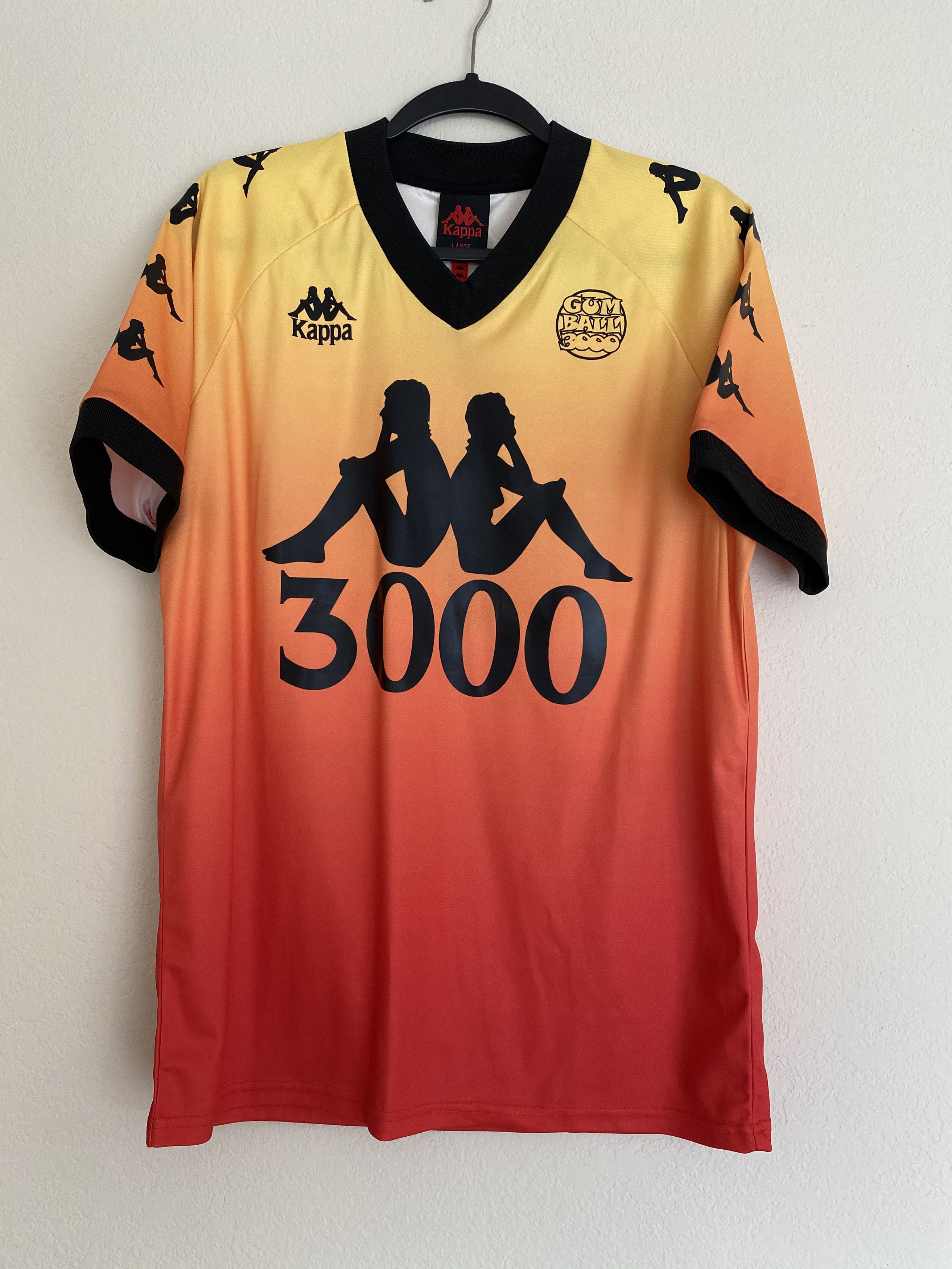 Kappa Kappa x Gumball 3000 Authentic Grali Red Futbol Jersey Size US L / EU 52-54 / 3 - 1 Thumbnail