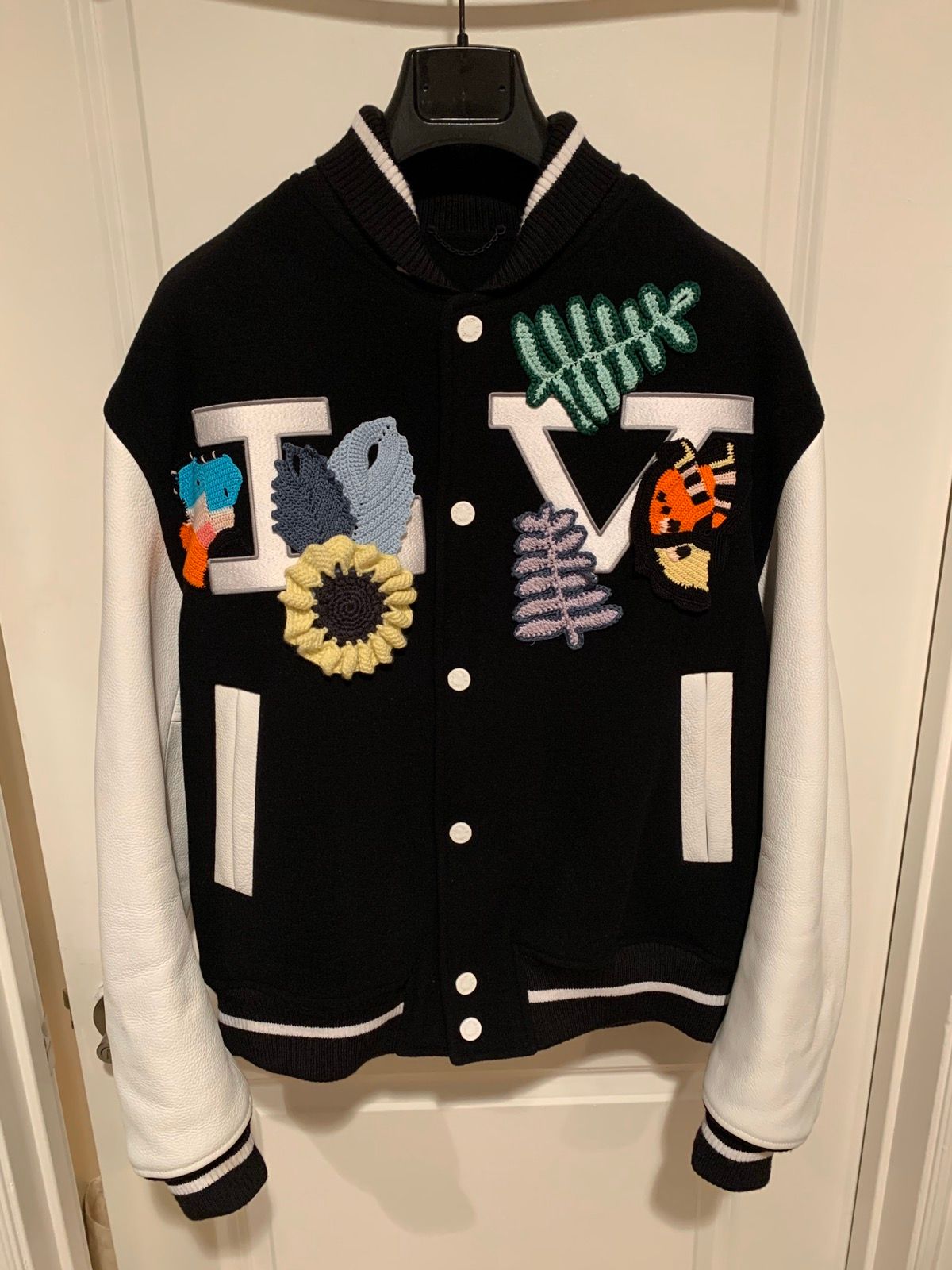 lv flower embroidered varsity jacket｜TikTok Search