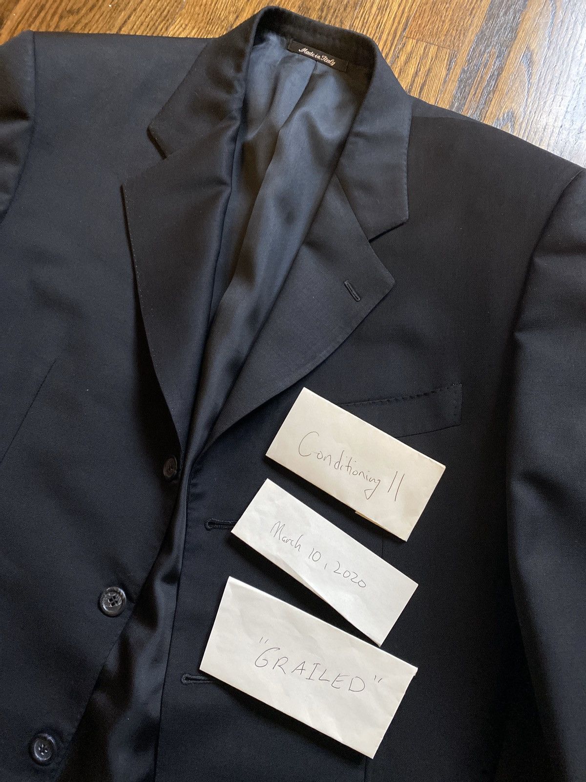 Loro Piana Roberta Di Camerino x Loro Piana Blazer Black 46R Size 46R - 9 Thumbnail