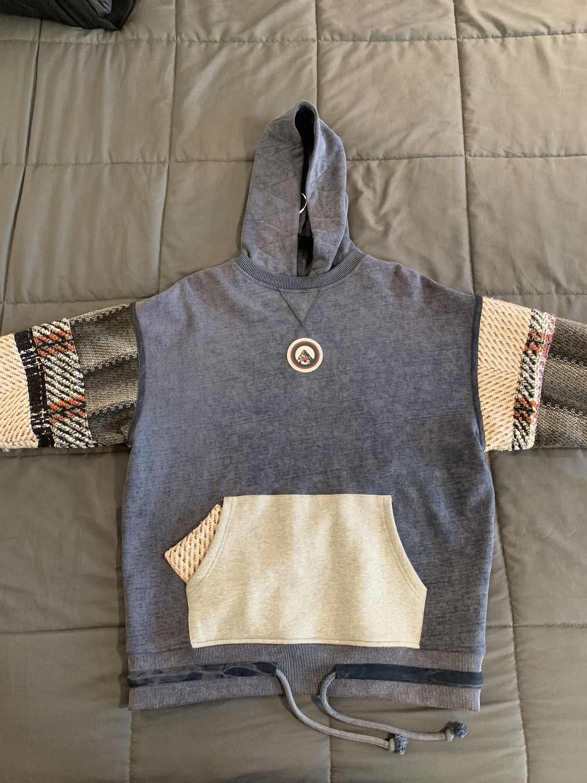 Kith patchwork williams hoodie off white hotsell