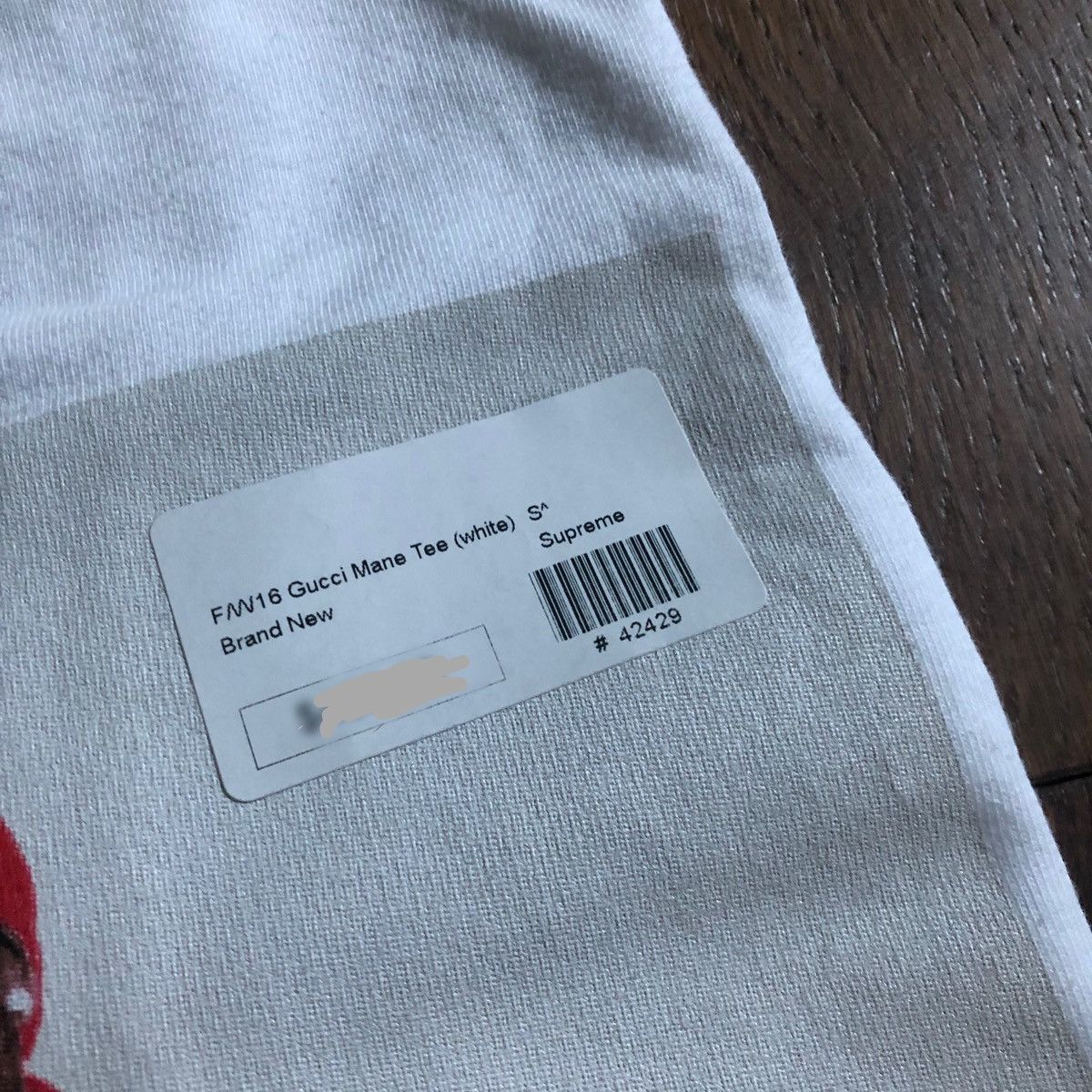 Supreme Gucci Mane Tee White