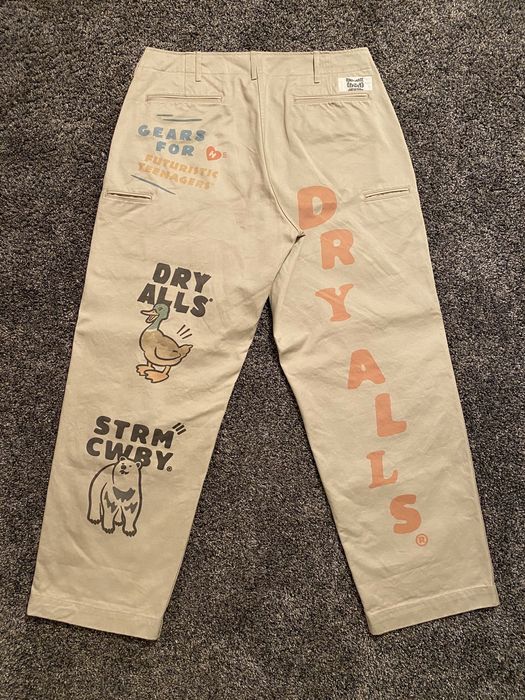 Human Made Human Made Dry Alls Khaki Printed Chino Pants | Grailed