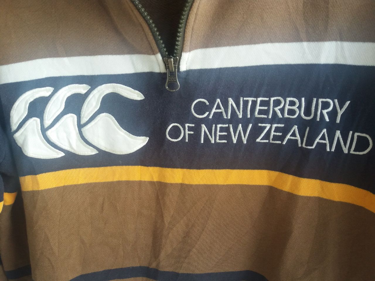 Canterbury of New Zealand CANTERBURY Of New Zealand Embroidery Striped Sweatshirt Size US M / EU 48-50 / 2 - 4 Thumbnail