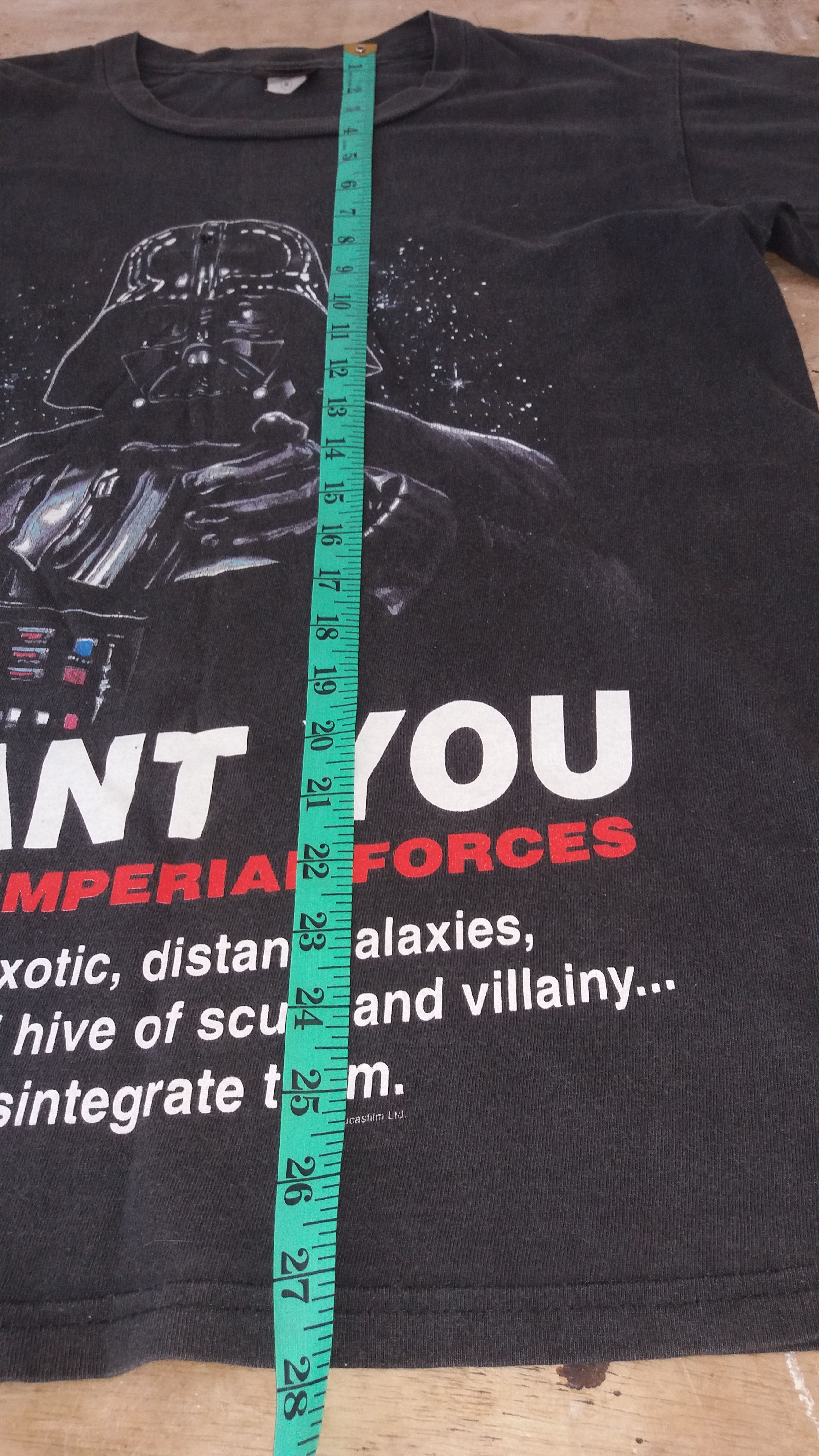Star Wars × Vintage vtg star wars dark vader movie 90s shirt Size US L / EU 52-54 / 3 - 5 Thumbnail