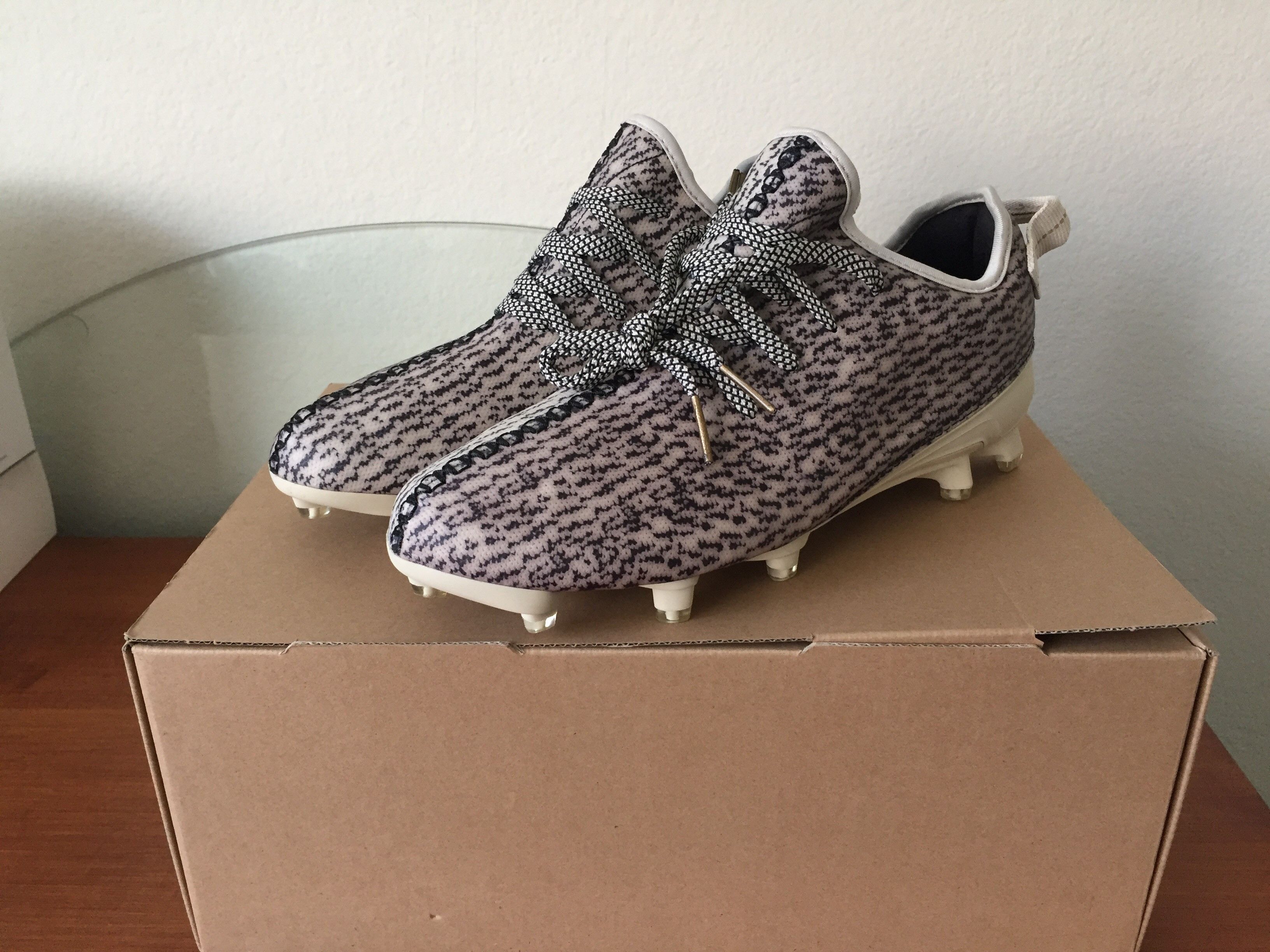 Adidas Kanye West Yeezy 350 Cleats Turtle Dove Grailed