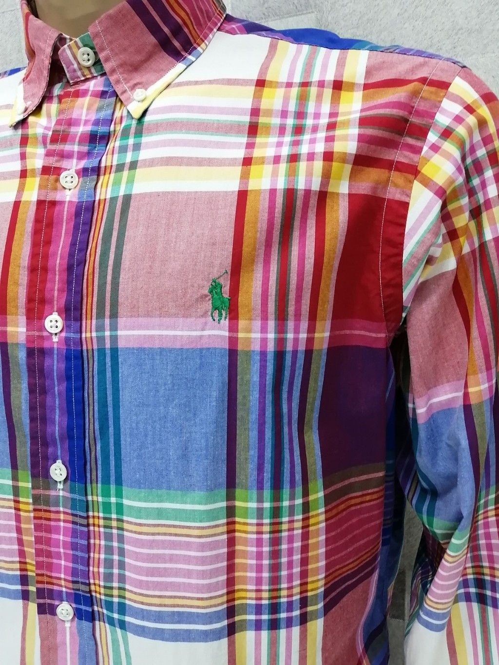 POLO RALPH LAUREN Madras Plaid Shirt