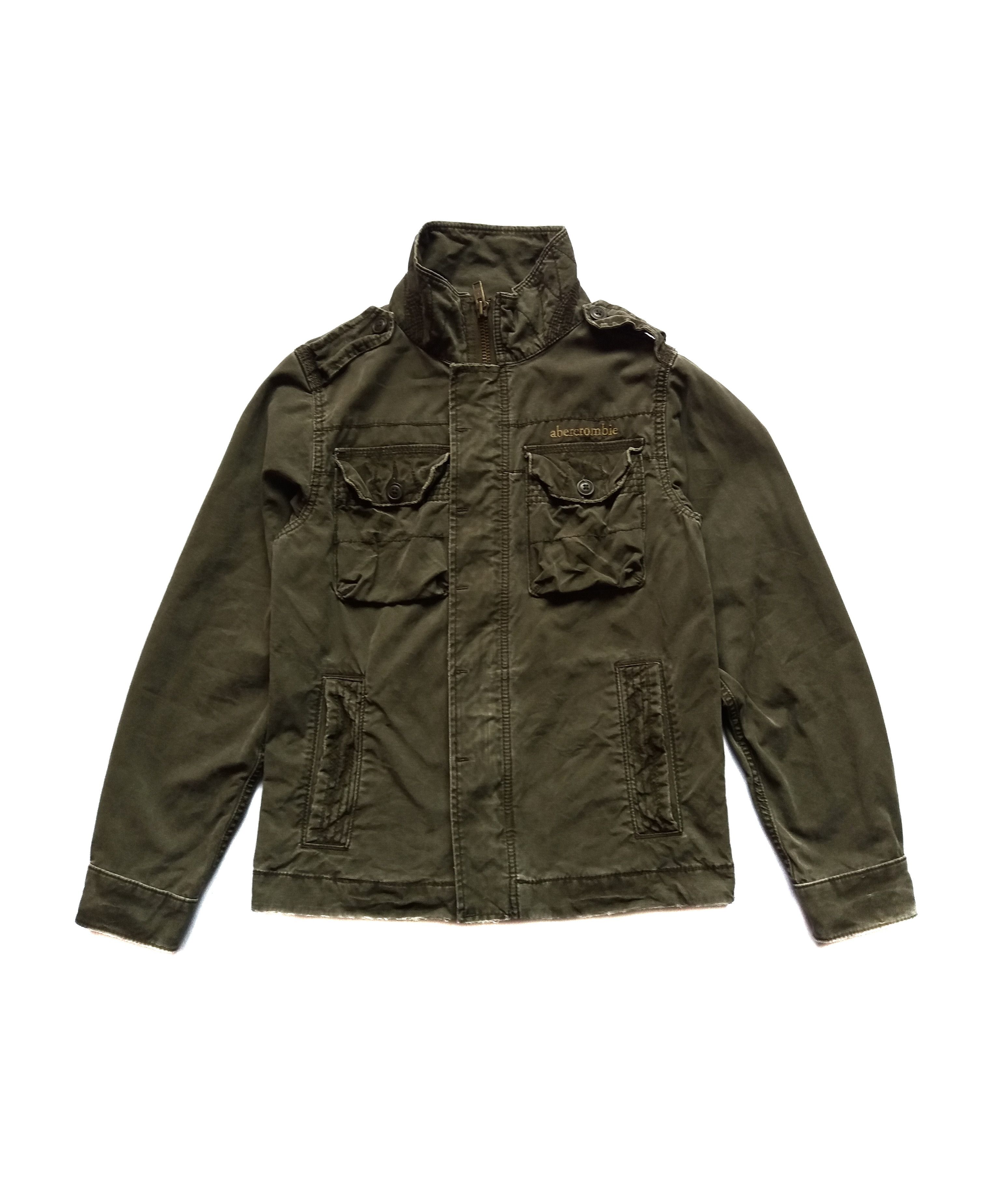 Abercrombie Fitch Sentinel Jacket high quality Military Full Zip