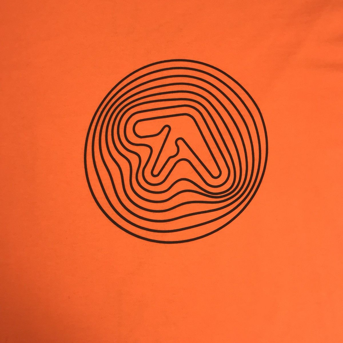 Band Tees × Vintage × Virgil Abloh Aphex Twin Coachella Orange T-shirt |  Grailed