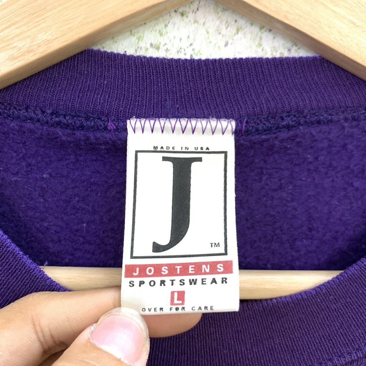 NBA × Vintage Vtg 90s Jostens Sportswear NBA Phoenix Suns Sweatshirt Size US L / EU 52-54 / 3 - 3 Thumbnail