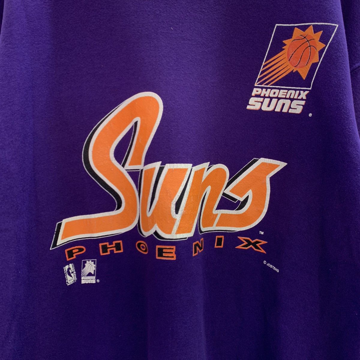 NBA × Vintage Vtg 90s Jostens Sportswear NBA Phoenix Suns Sweatshirt Size US L / EU 52-54 / 3 - 2 Thumbnail