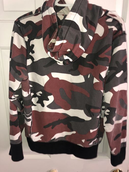 Supreme Supreme Red Camo Box Logo Hoodie Grailed