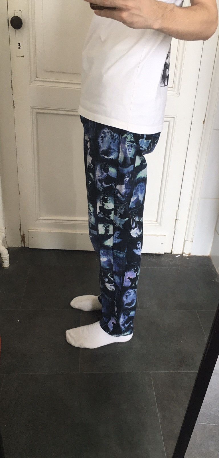 Jean Paul Gaultier Vintage aw91 Jean Paul Gaultier denim face print Size US 30 / EU 46 - 13 Thumbnail