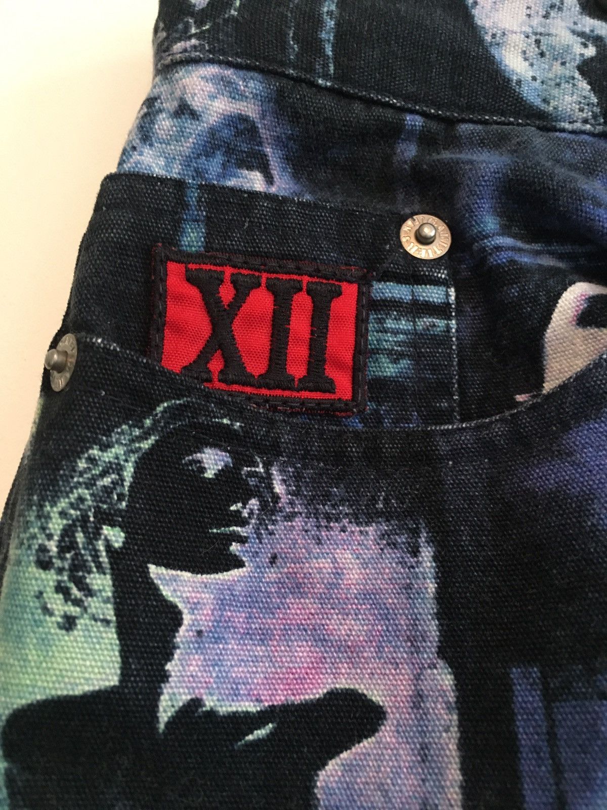 Jean Paul Gaultier Vintage aw91 Jean Paul Gaultier denim face print Size US 30 / EU 46 - 4 Thumbnail